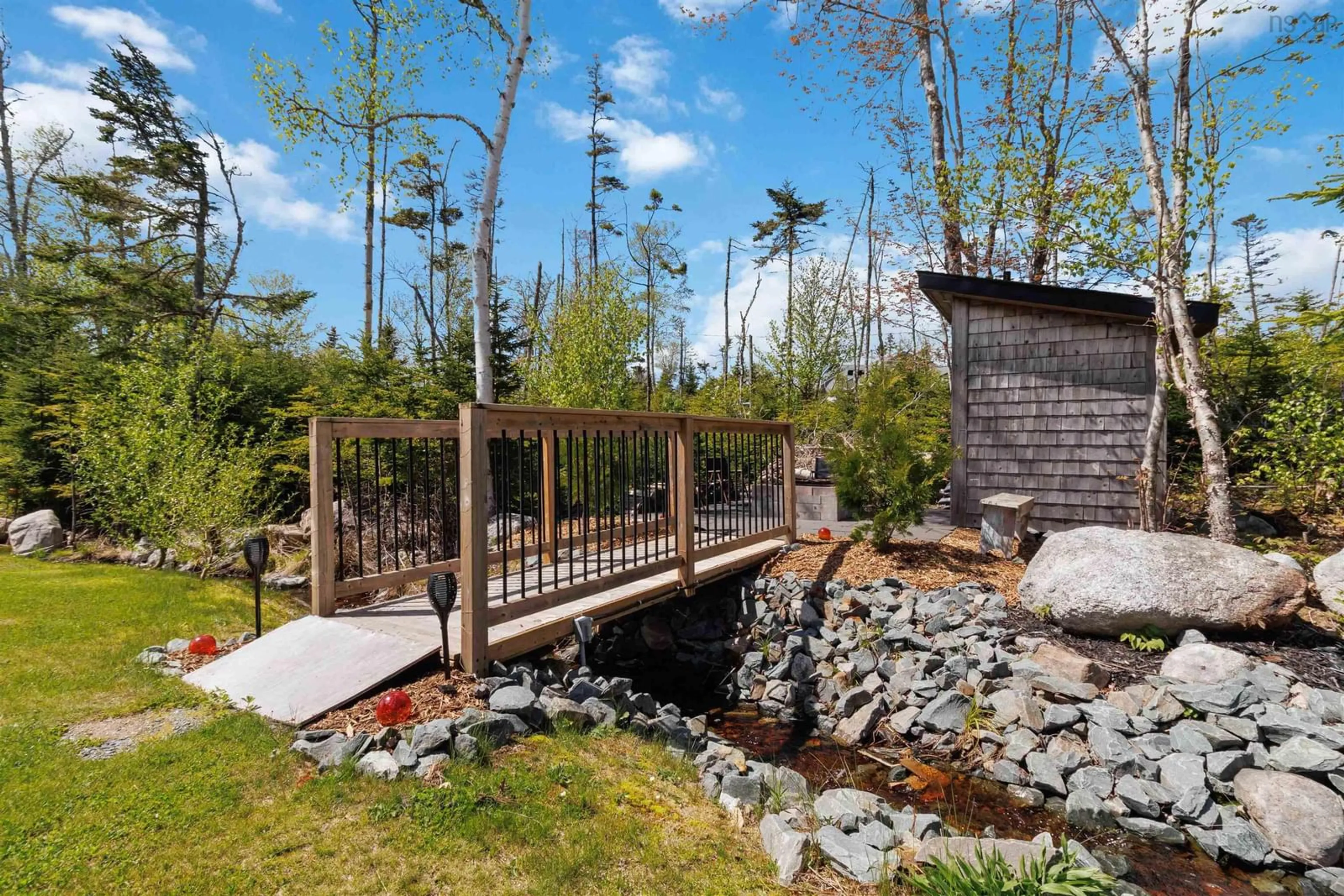 Patio, water/lake/river/ocean view for 9279 Peggys Cove Rd, Hacketts Cove Nova Scotia B3Z 0T7