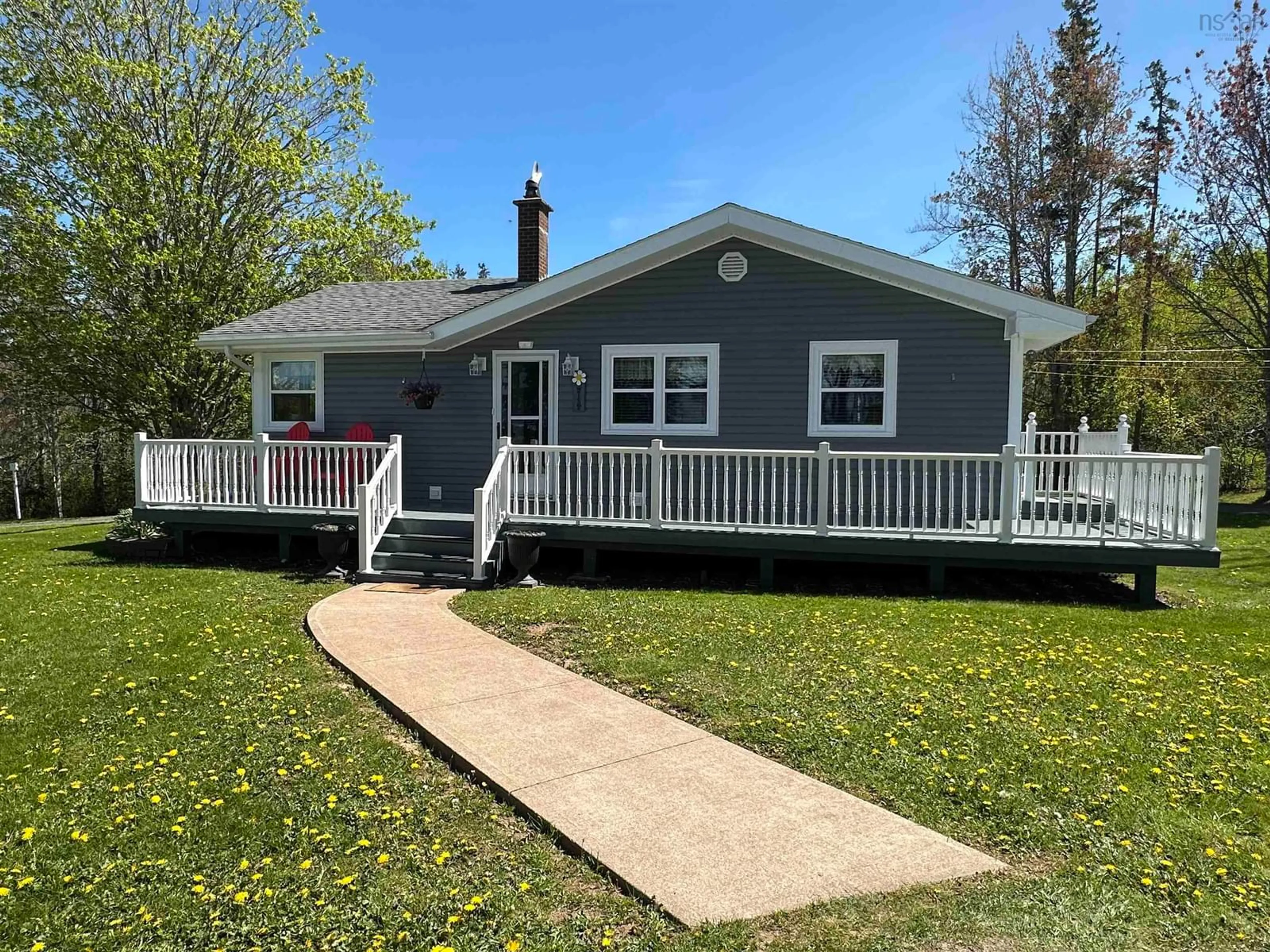 Home with vinyl exterior material, street for 4139 East River East Side Rd, Plymouth Nova Scotia B2H 5C5