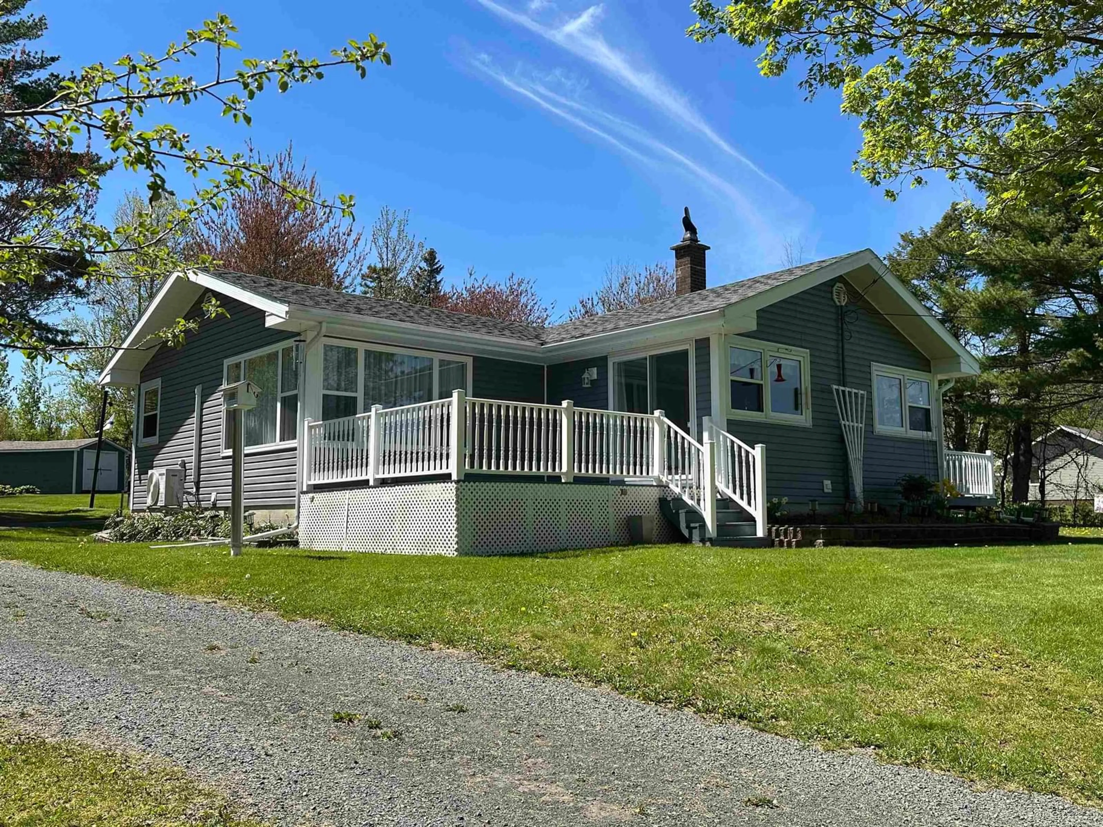 Home with vinyl exterior material, street for 4139 East River East Side Rd, Plymouth Nova Scotia B2H 5C5