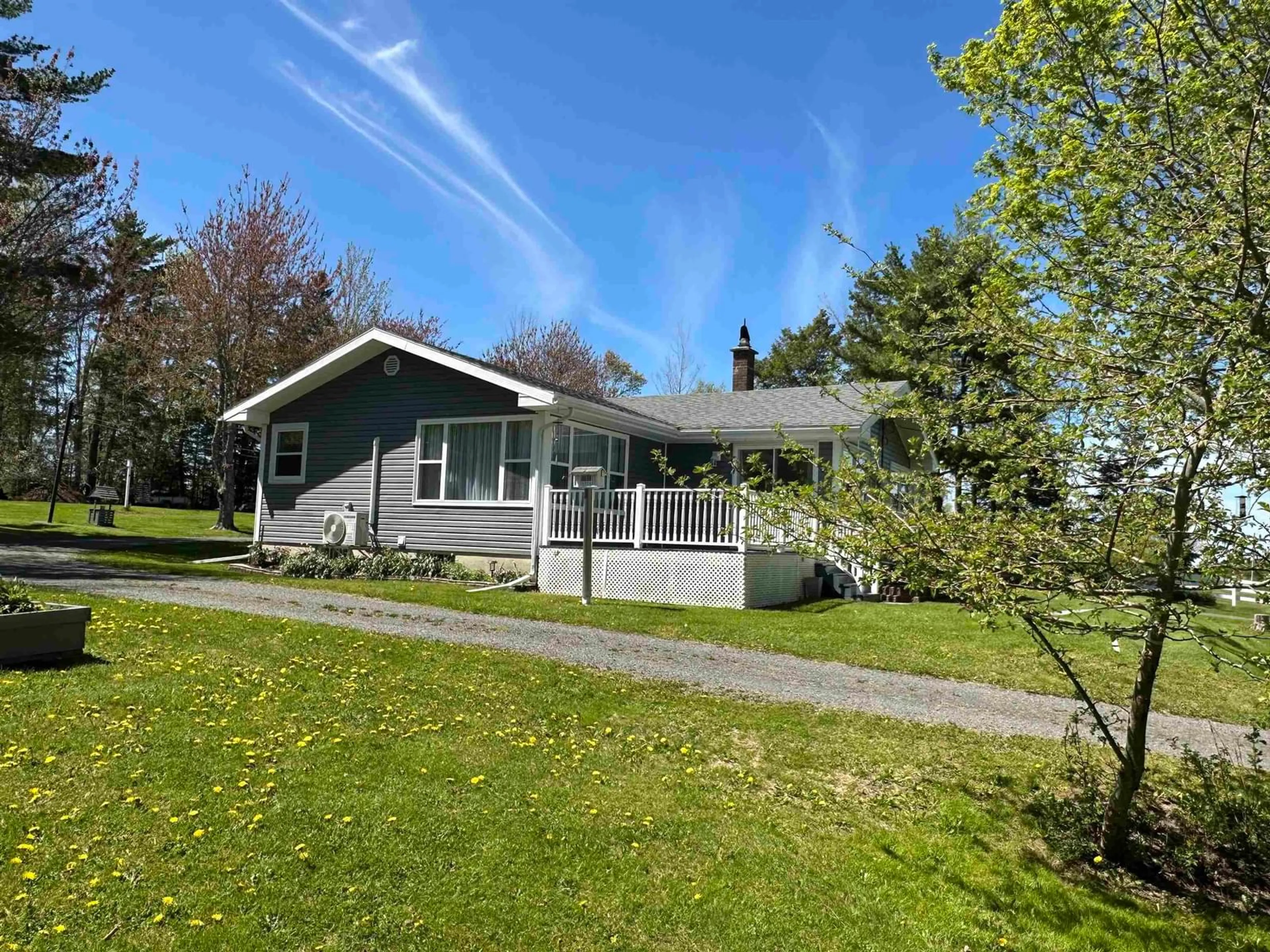 A pic from outside/outdoor area/front of a property/back of a property/a pic from drone, street for 4139 East River East Side Rd, Plymouth Nova Scotia B2H 5C5
