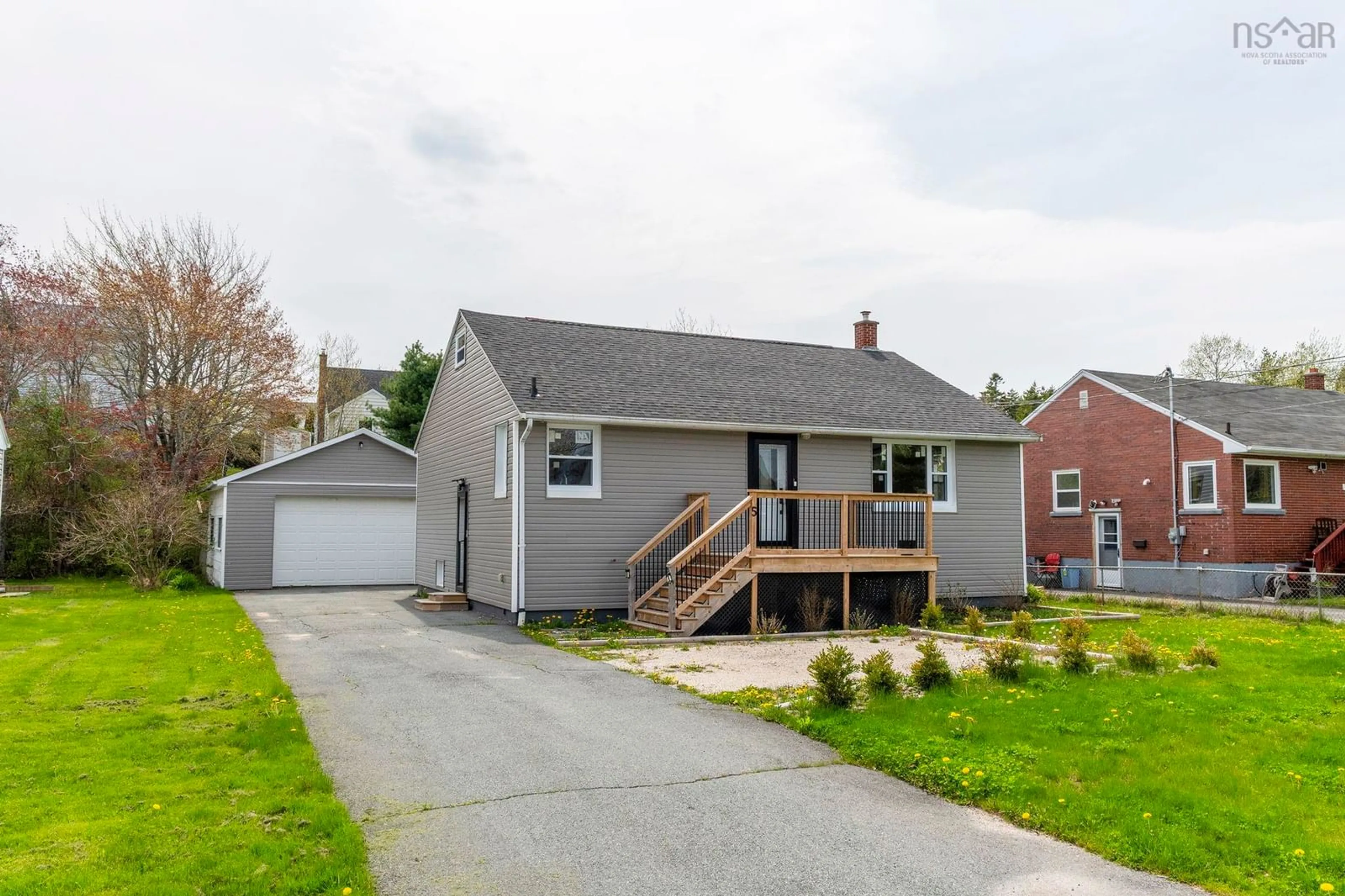 Home with vinyl exterior material, street for 5 Birchfield Cres, Halifax Nova Scotia B3R 2E6