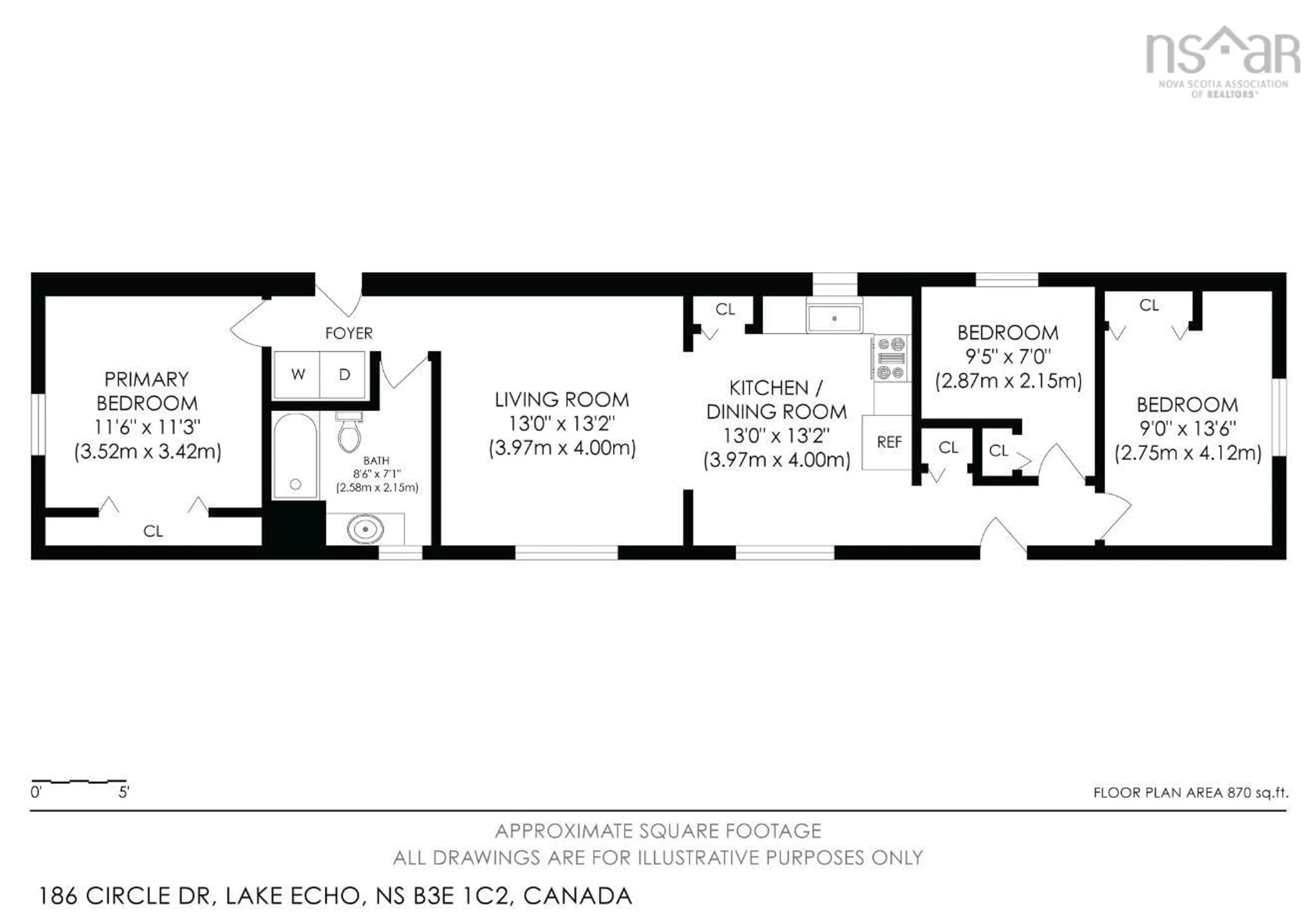 Floor plan for 186 Circle Dr, Lake Echo Nova Scotia B3E 1C1