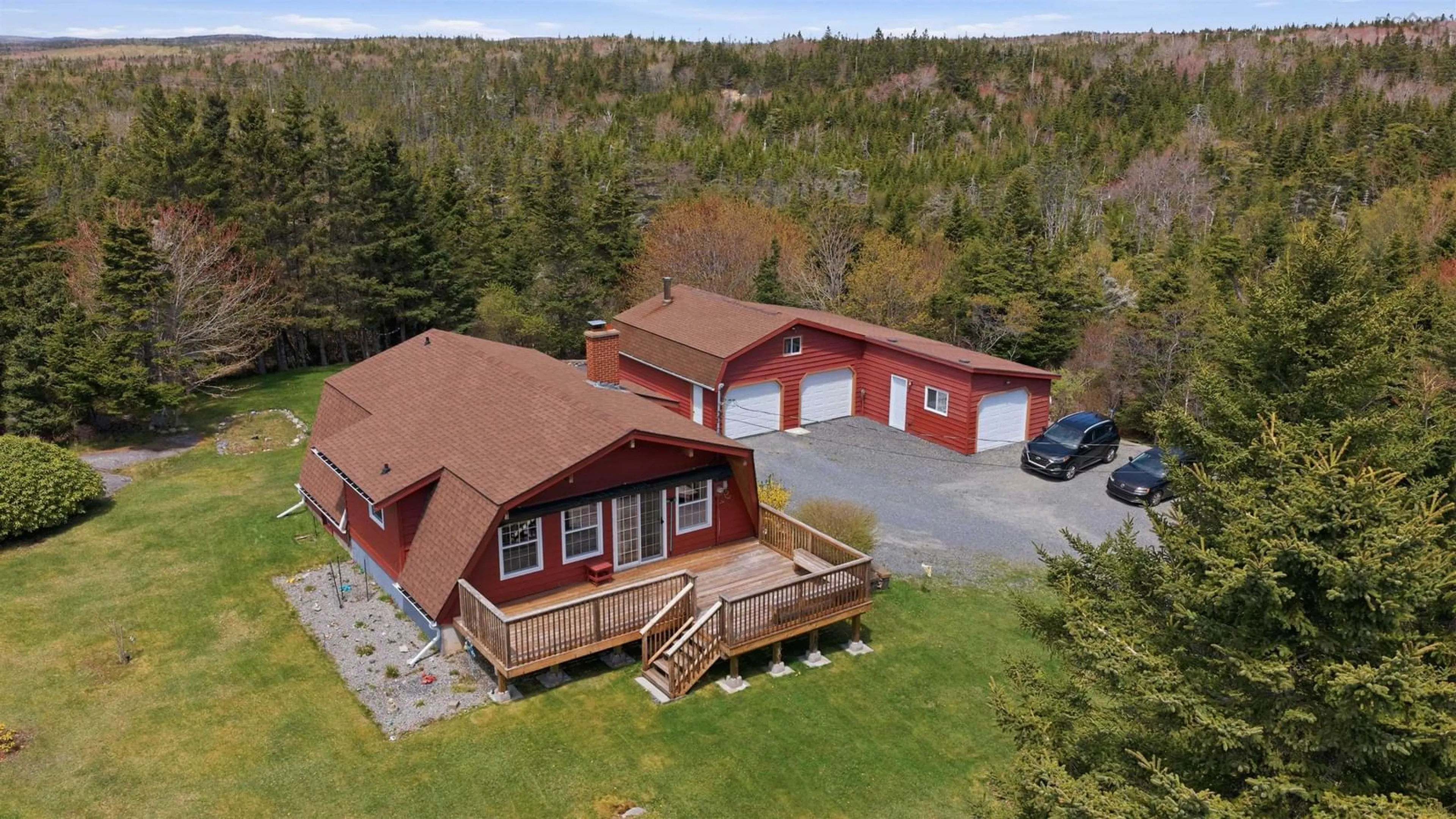 A pic from outside/outdoor area/front of a property/back of a property/a pic from drone, building for 1005 Ketch Harbour Rd, Duncans Cove Nova Scotia B3V 1K4
