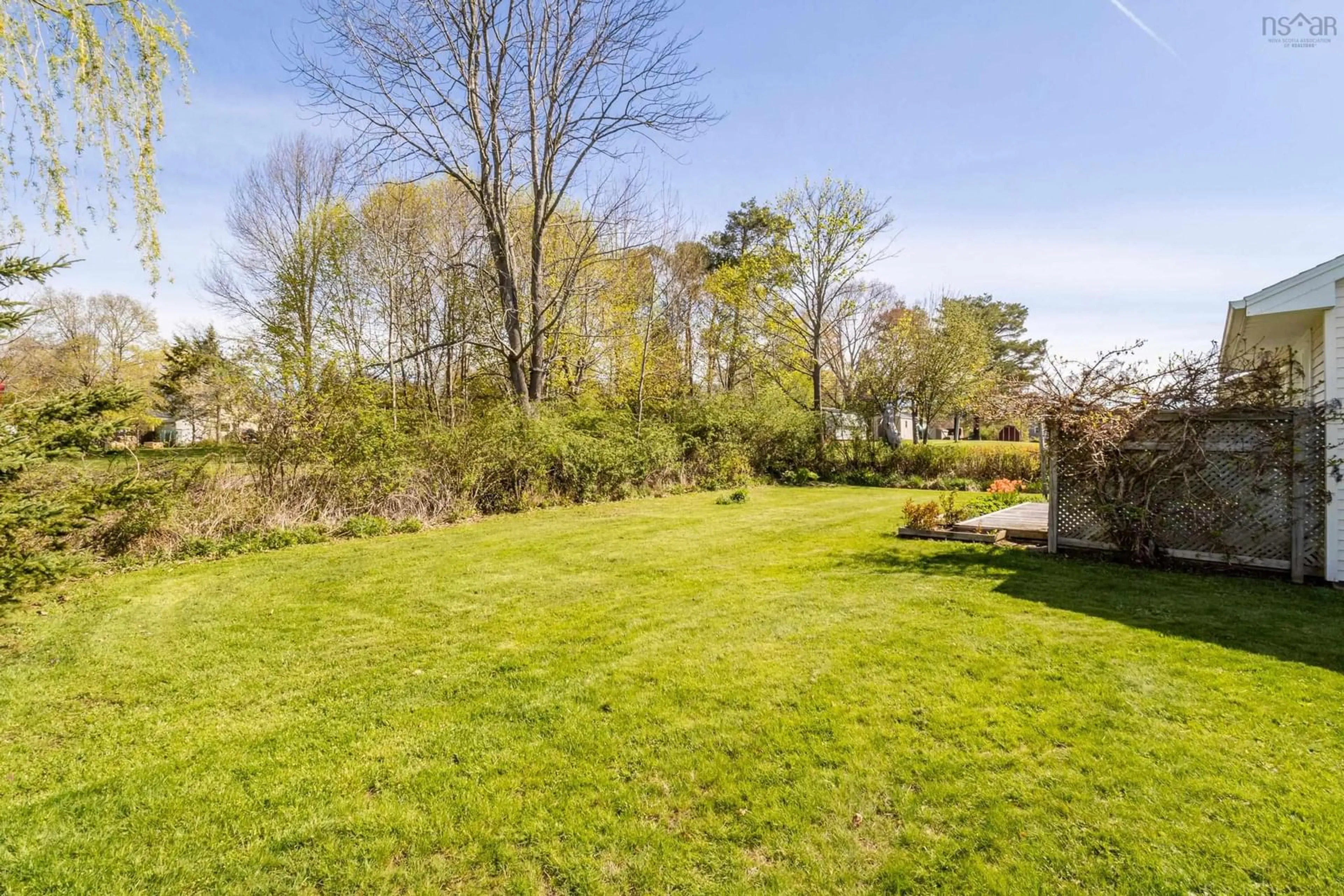 A pic from outside/outdoor area/front of a property/back of a property/a pic from drone, water/lake/river/ocean view for 206 Centennial Dr, Bridgetown Nova Scotia B0S 1C0