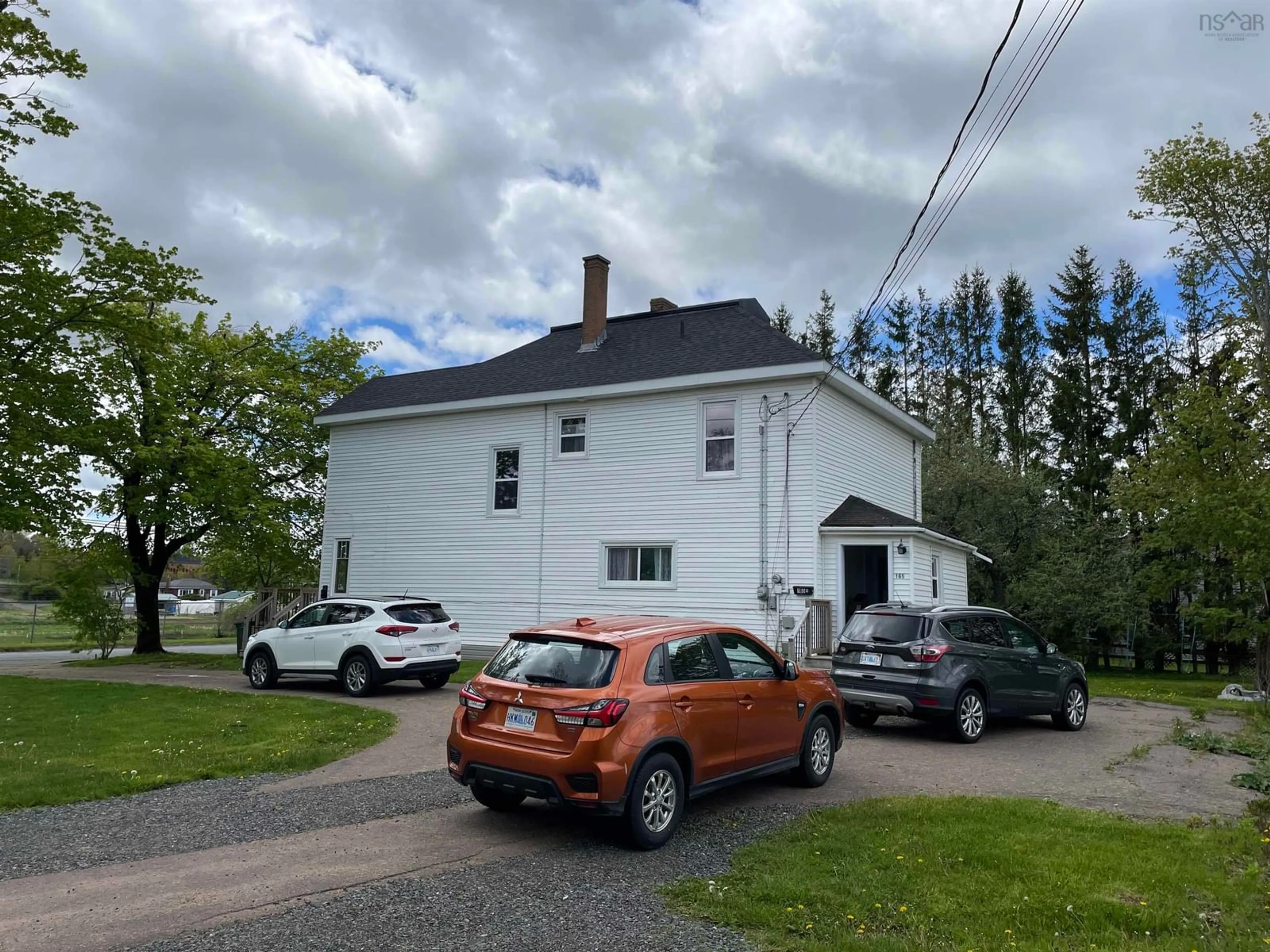 A pic from outside/outdoor area/front of a property/back of a property/a pic from drone, street for 165 Ryland Ave, Bible Hill Nova Scotia B2N 2V5