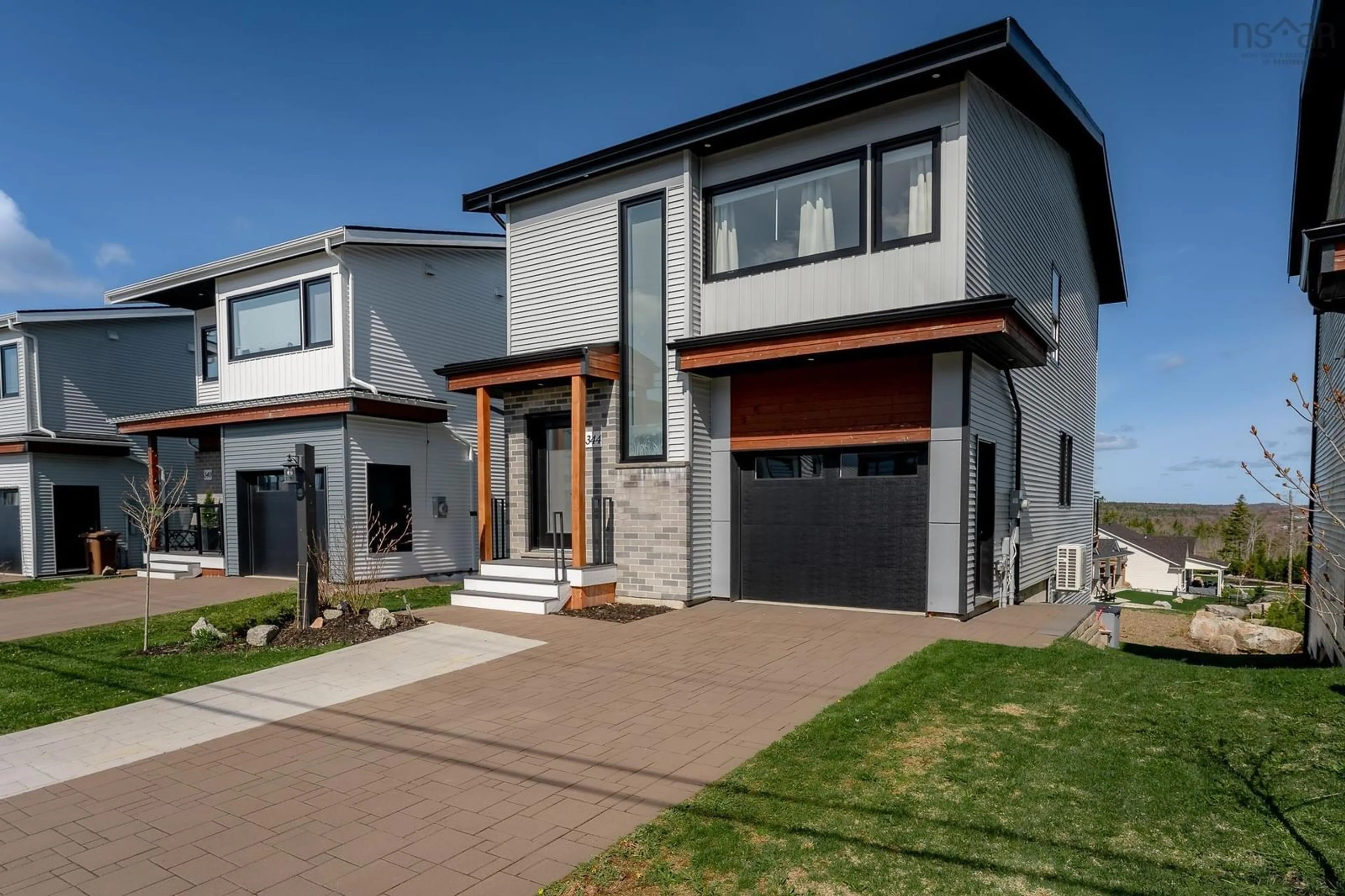 Home with brick exterior material, street for 344 Marketway Lane, Timberlea Nova Scotia B3T 0L1