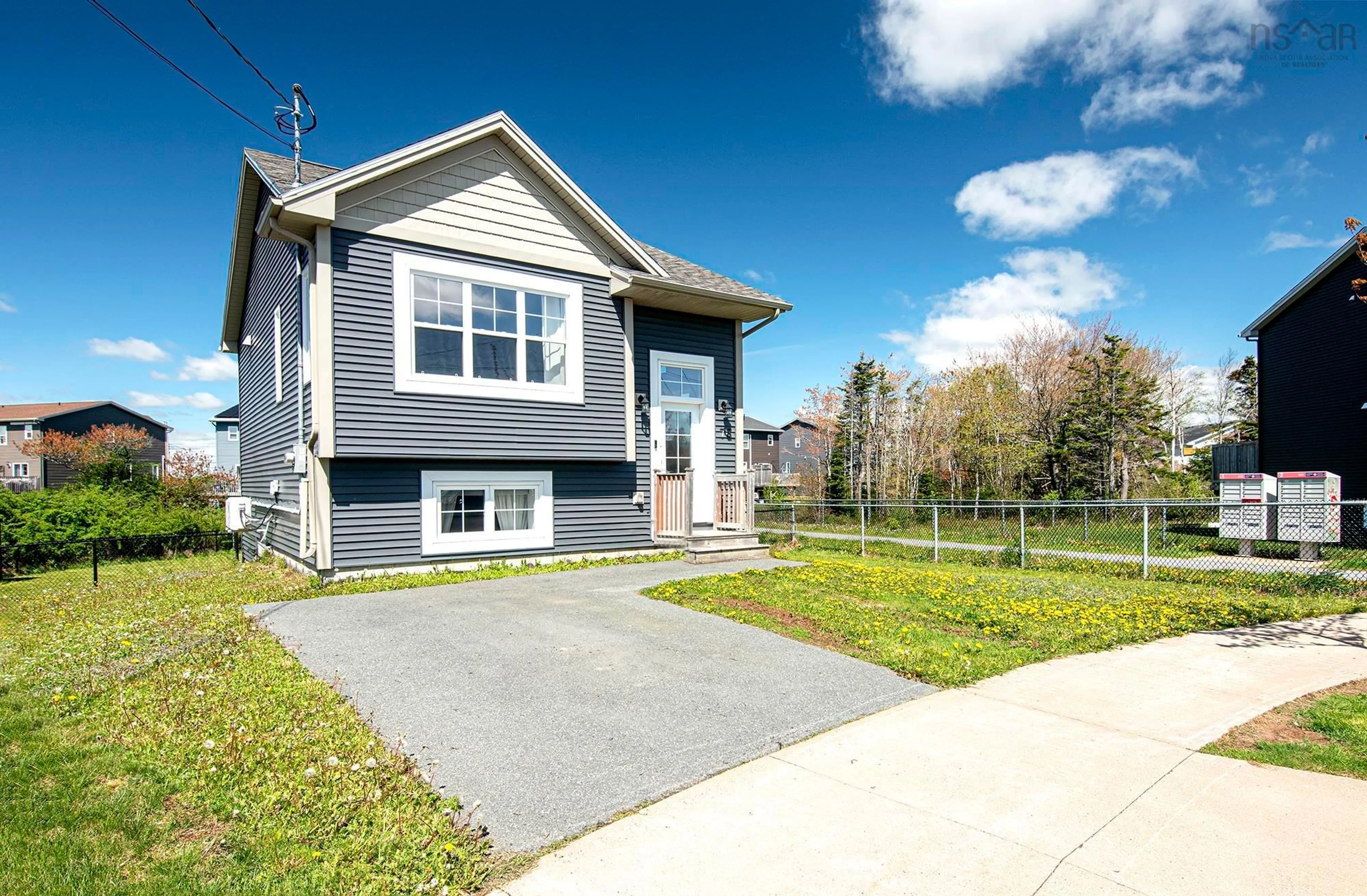 Home with vinyl exterior material, street for 73 Boyne Crt, Eastern Passage Nova Scotia B3G 0G9