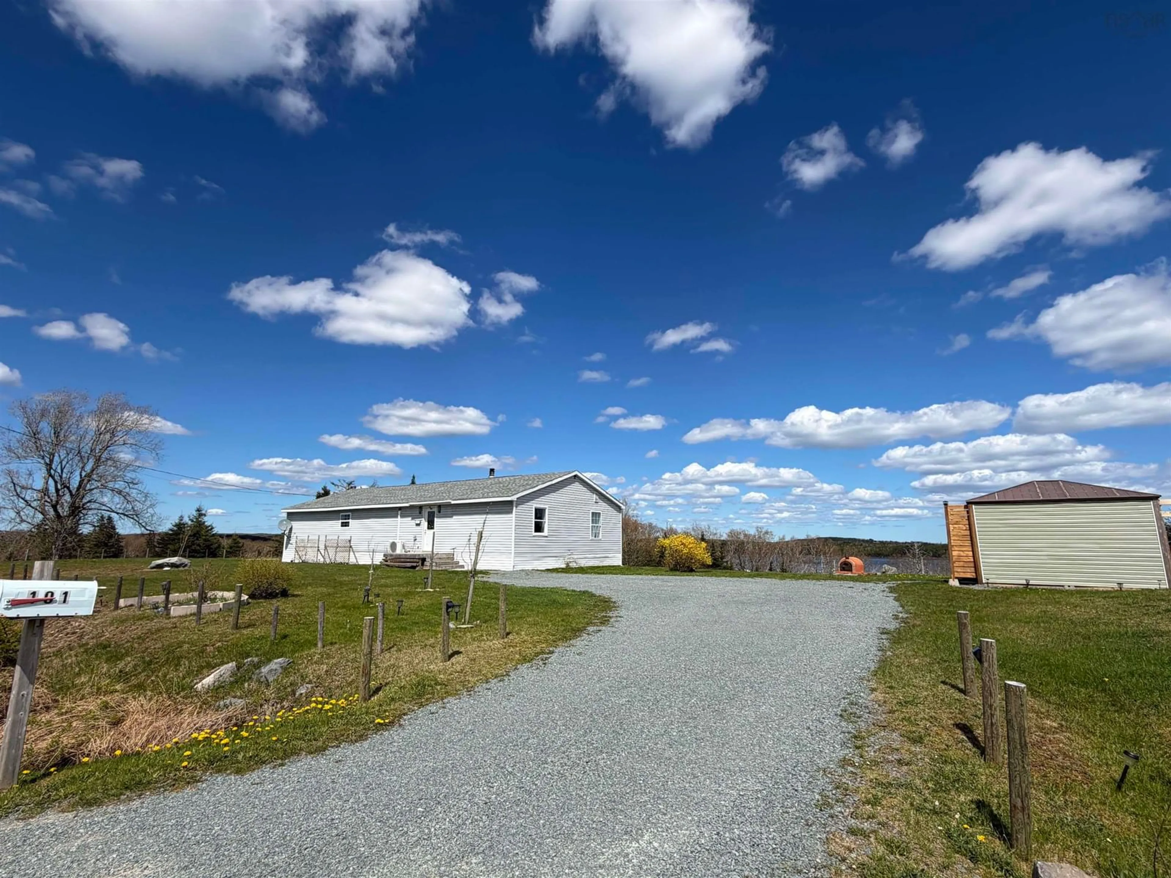 A pic from outside/outdoor area/front of a property/back of a property/a pic from drone, street for 101 Scrivens Rd, West Quoddy Nova Scotia B0J 2R0