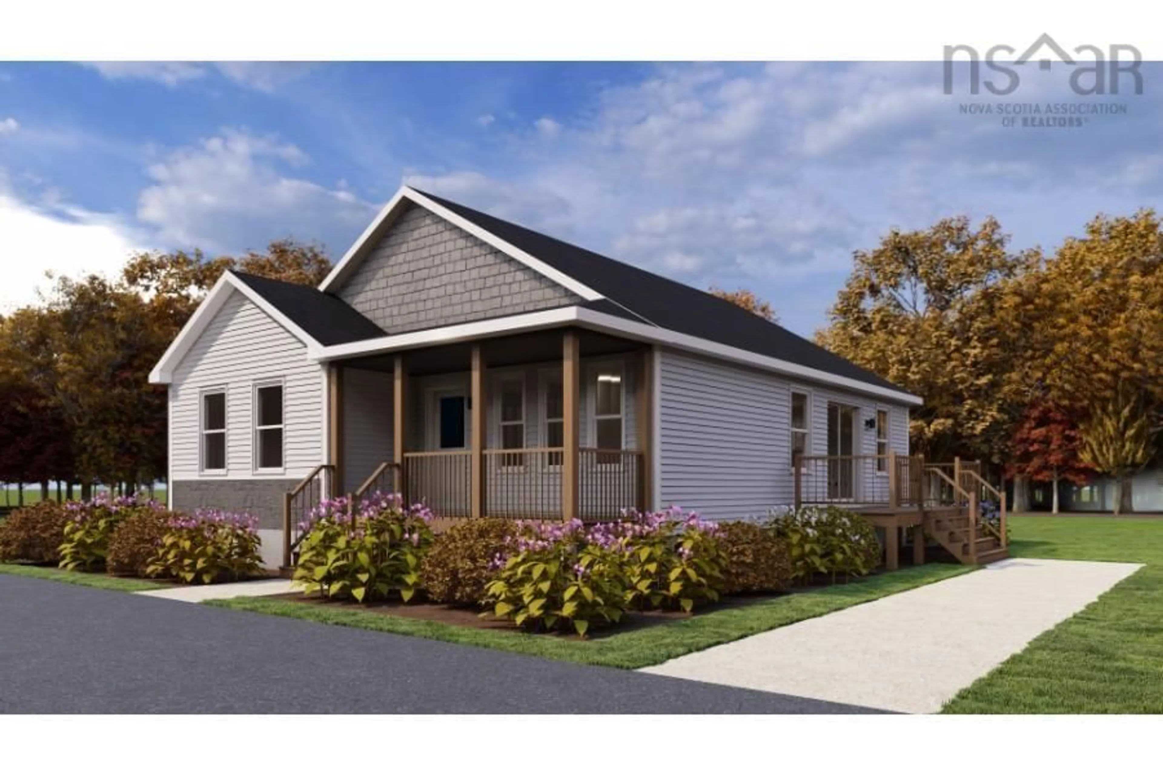 Home with vinyl exterior material, street for 23 Lakecrest Dr, East Uniacke Nova Scotia B0N 0B3
