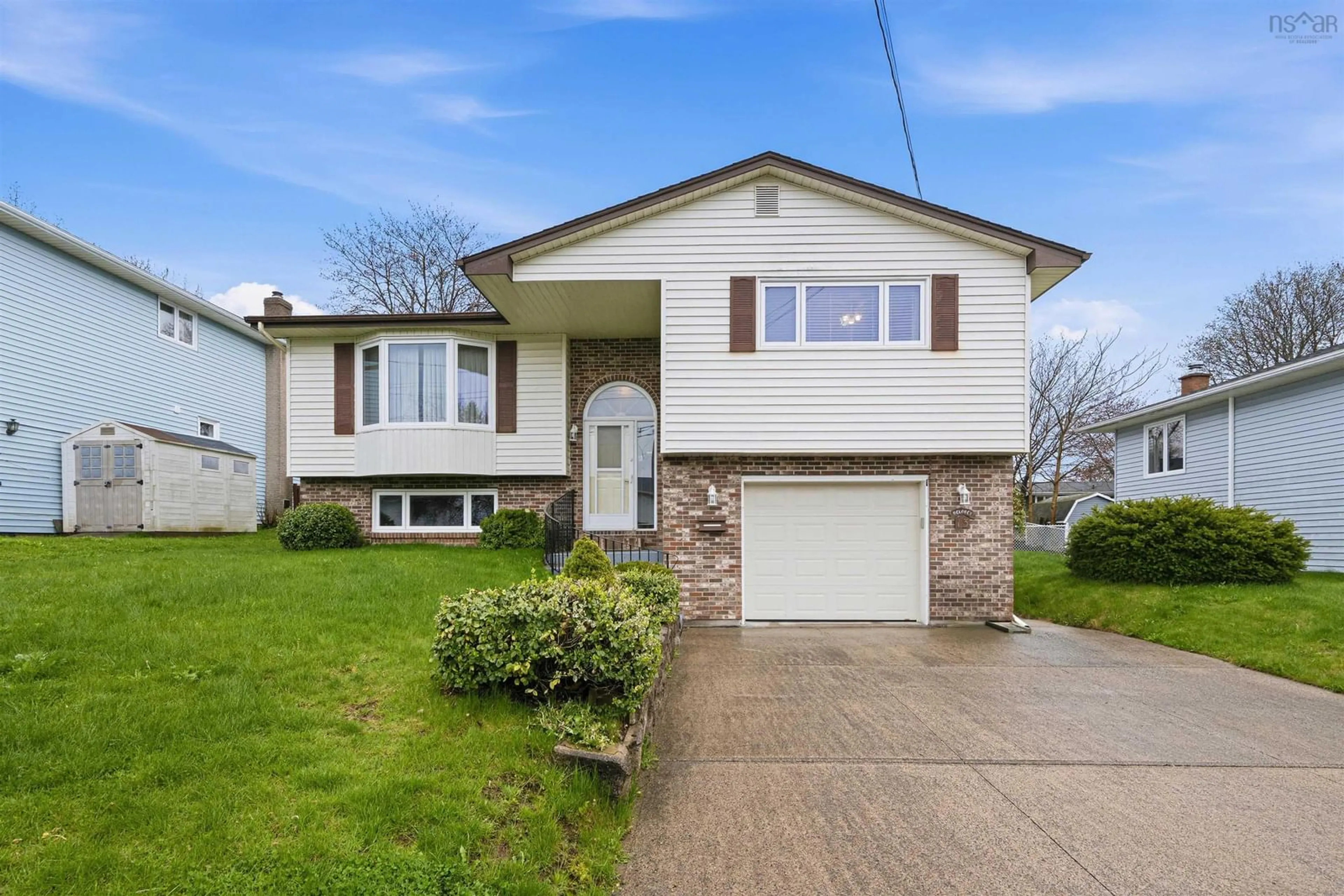 Home with vinyl exterior material, street for 13 Camilla Crt, Dartmouth Nova Scotia B2X 3K4