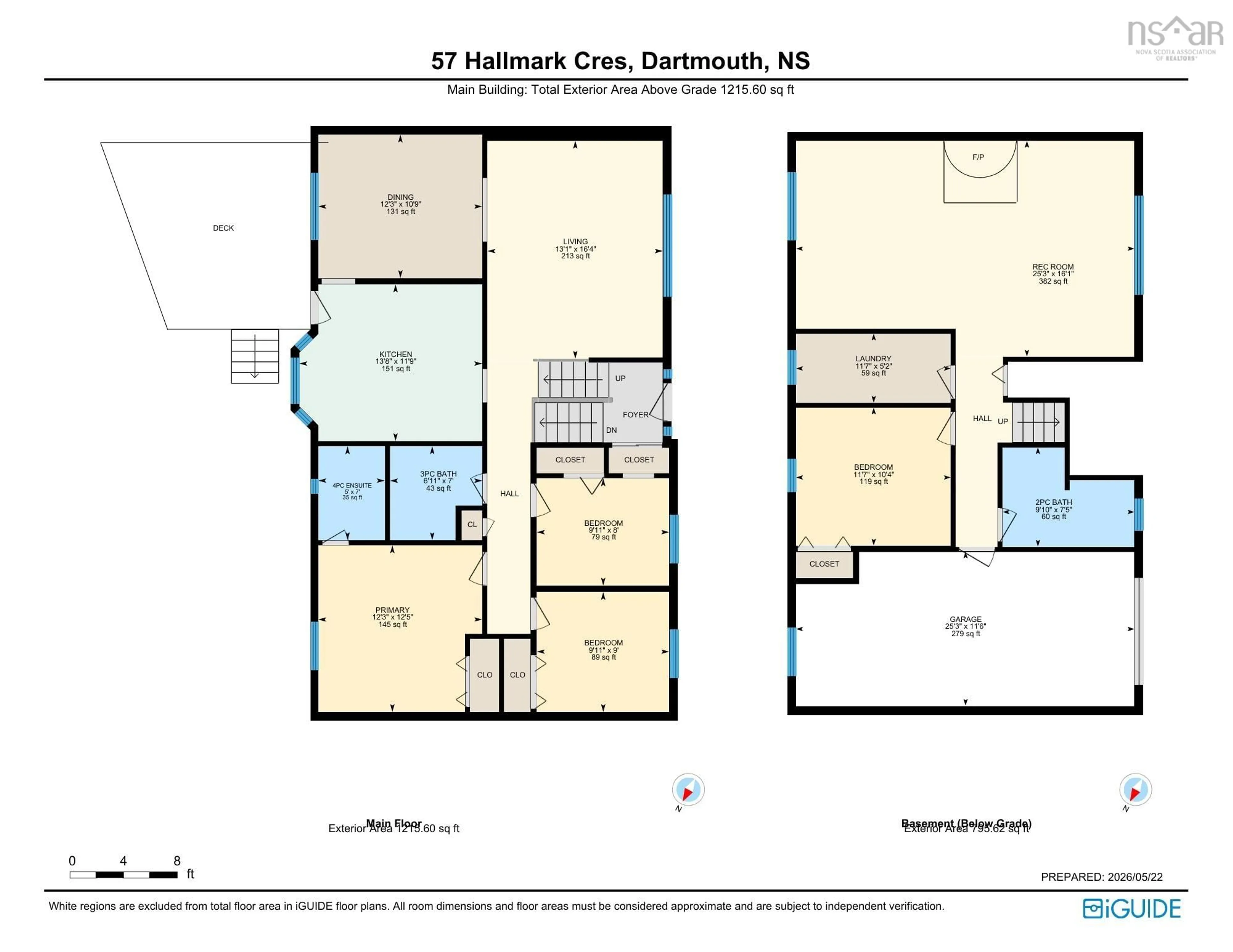 Floor plan for 57 Hallmark Cres, Dartmouth Nova Scotia B2V 2B2