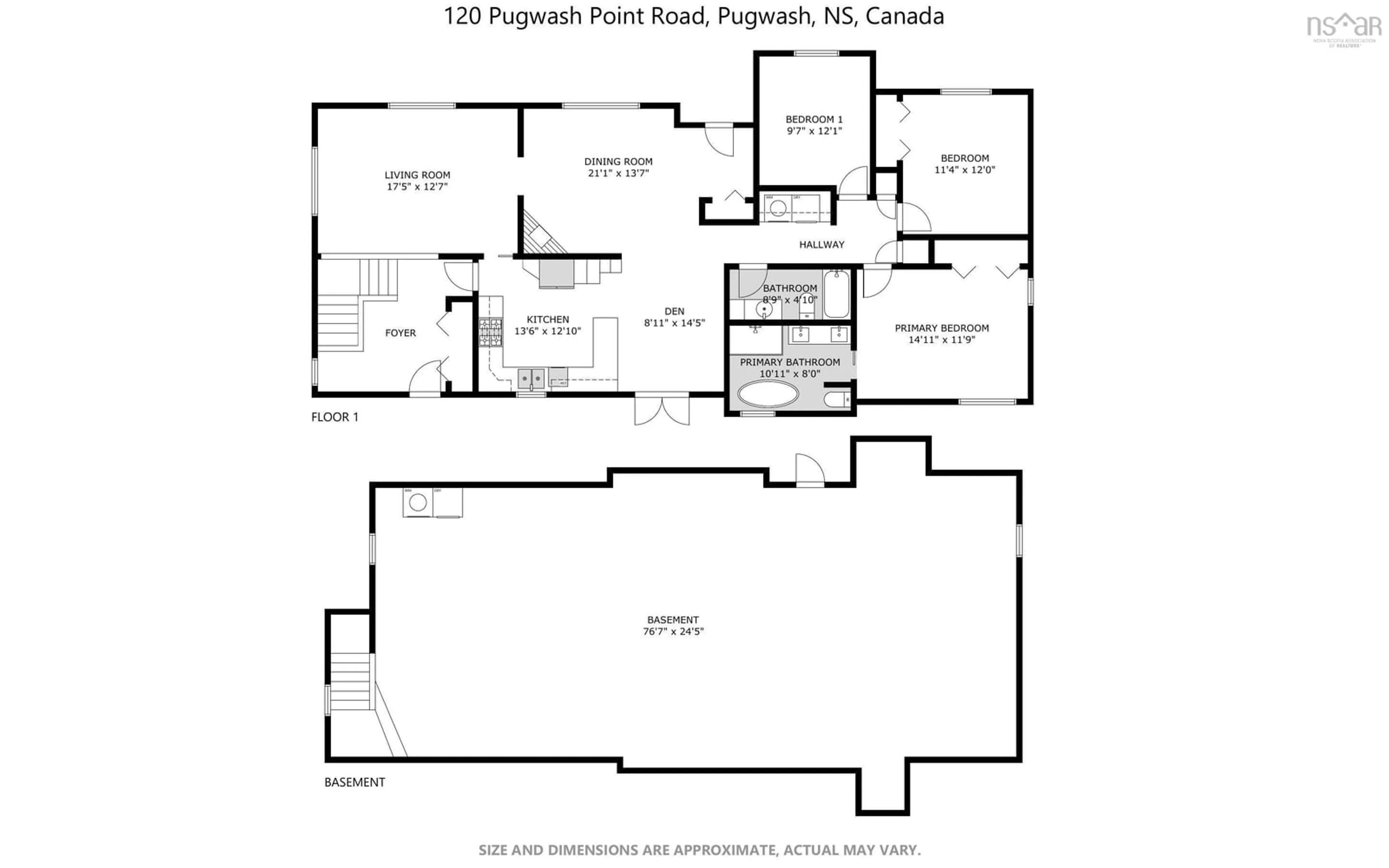 Floor plan for 120 Pugwash Point Rd, Pugwash Nova Scotia B0K 1L0