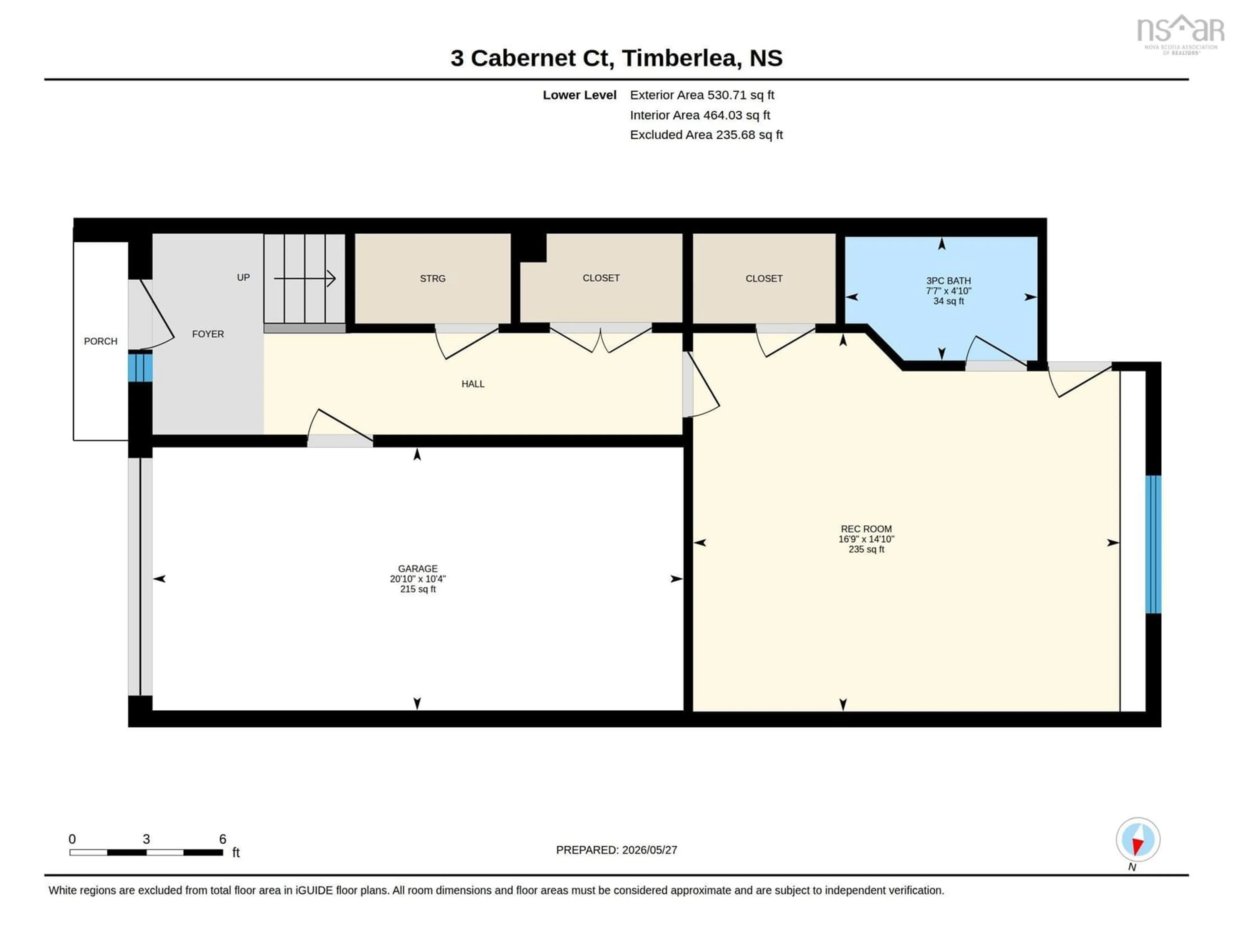 Floor plan for 3 Cabernet Crt, Brunello Estates Nova Scotia B3T 0E1