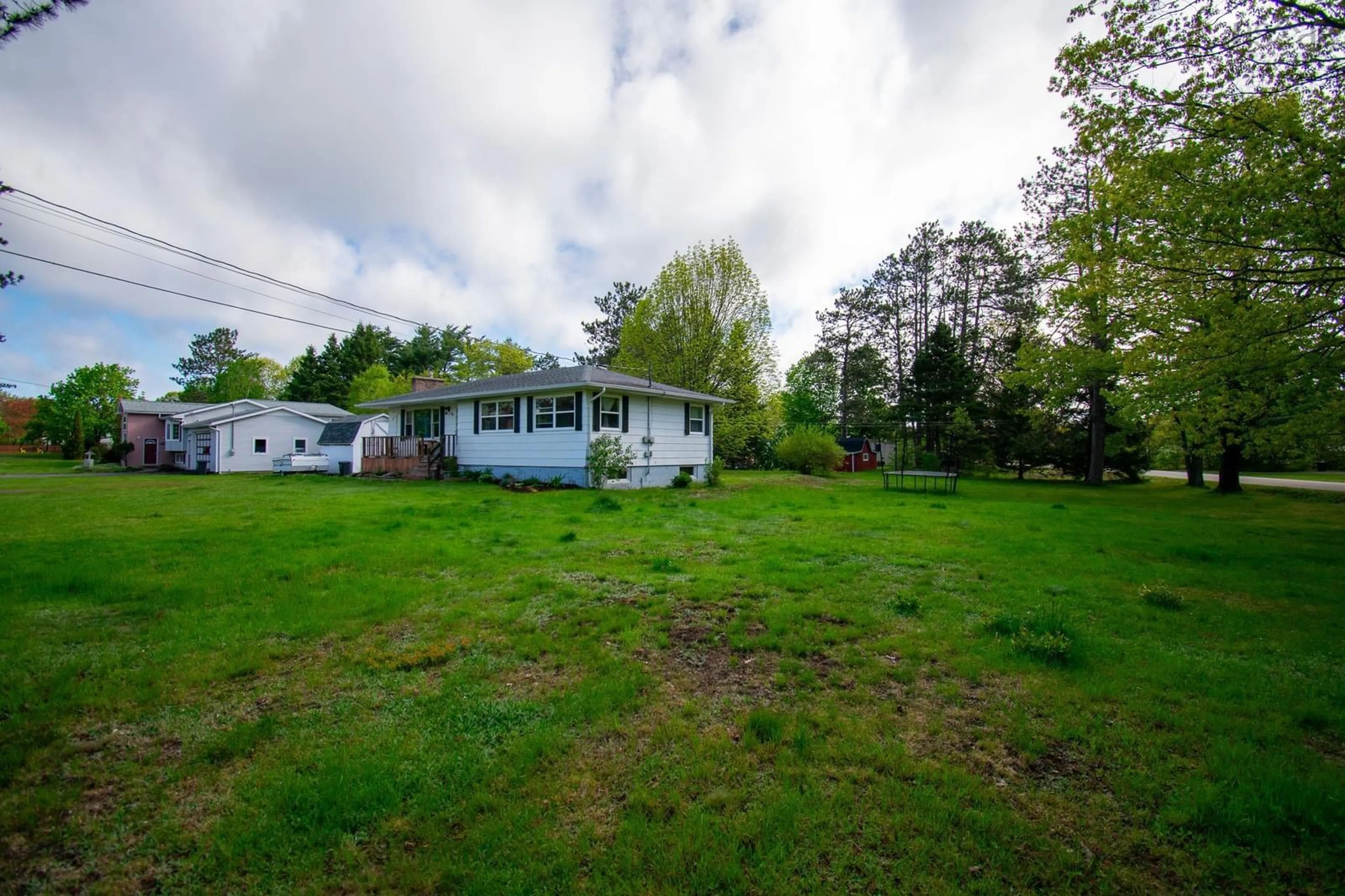 A pic from outside/outdoor area/front of a property/back of a property/a pic from drone, unknown for 58 Stronach Mountain Rd, Wilmot Nova Scotia B0P 1R0