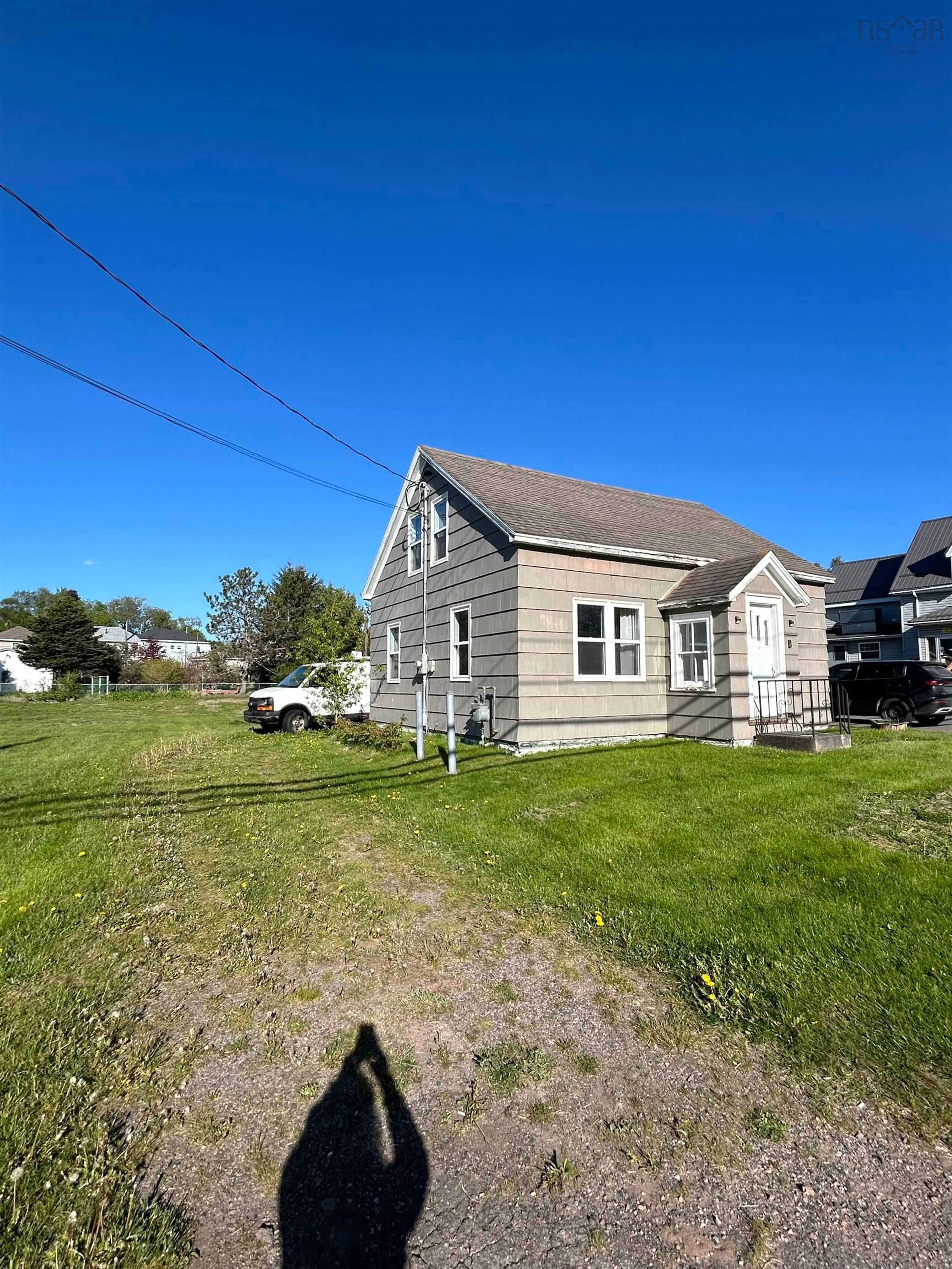 A pic from outside/outdoor area/front of a property/back of a property/a pic from drone, unknown for 24 South Albion St, Amherst Nova Scotia B4H 2W3
