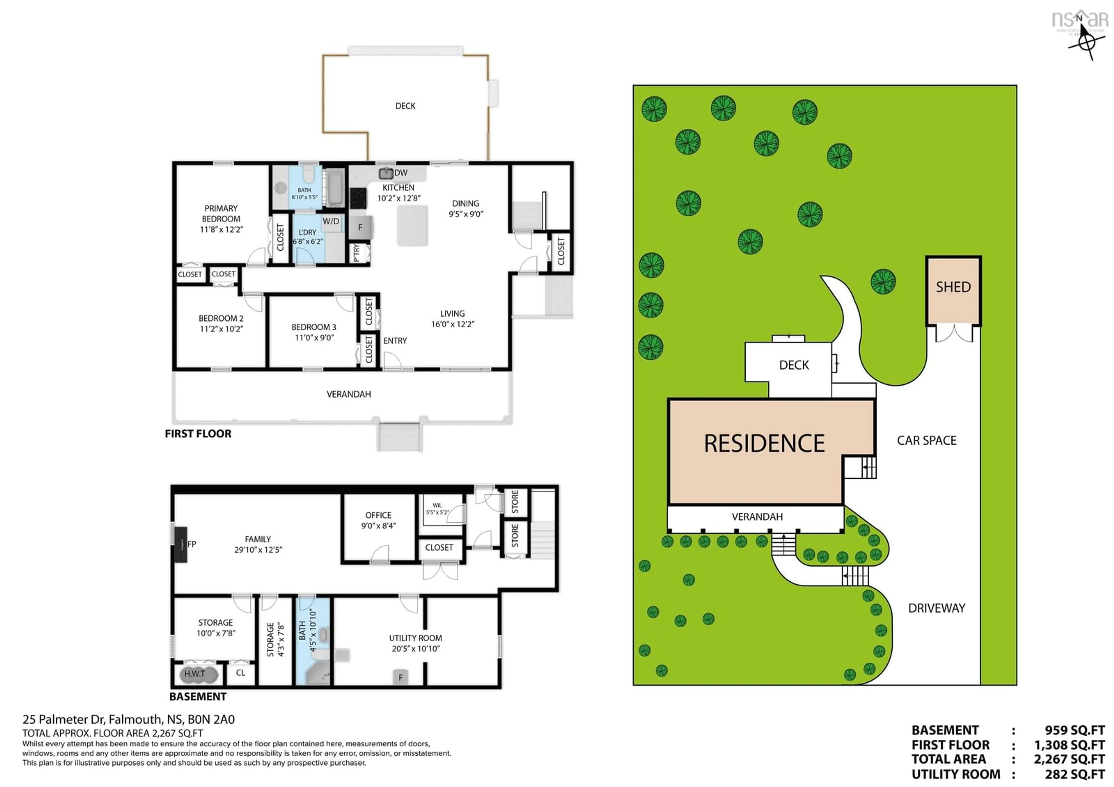 Floor plan for 25 Palmeter Dr, Falmouth Nova Scotia B0P 1P0