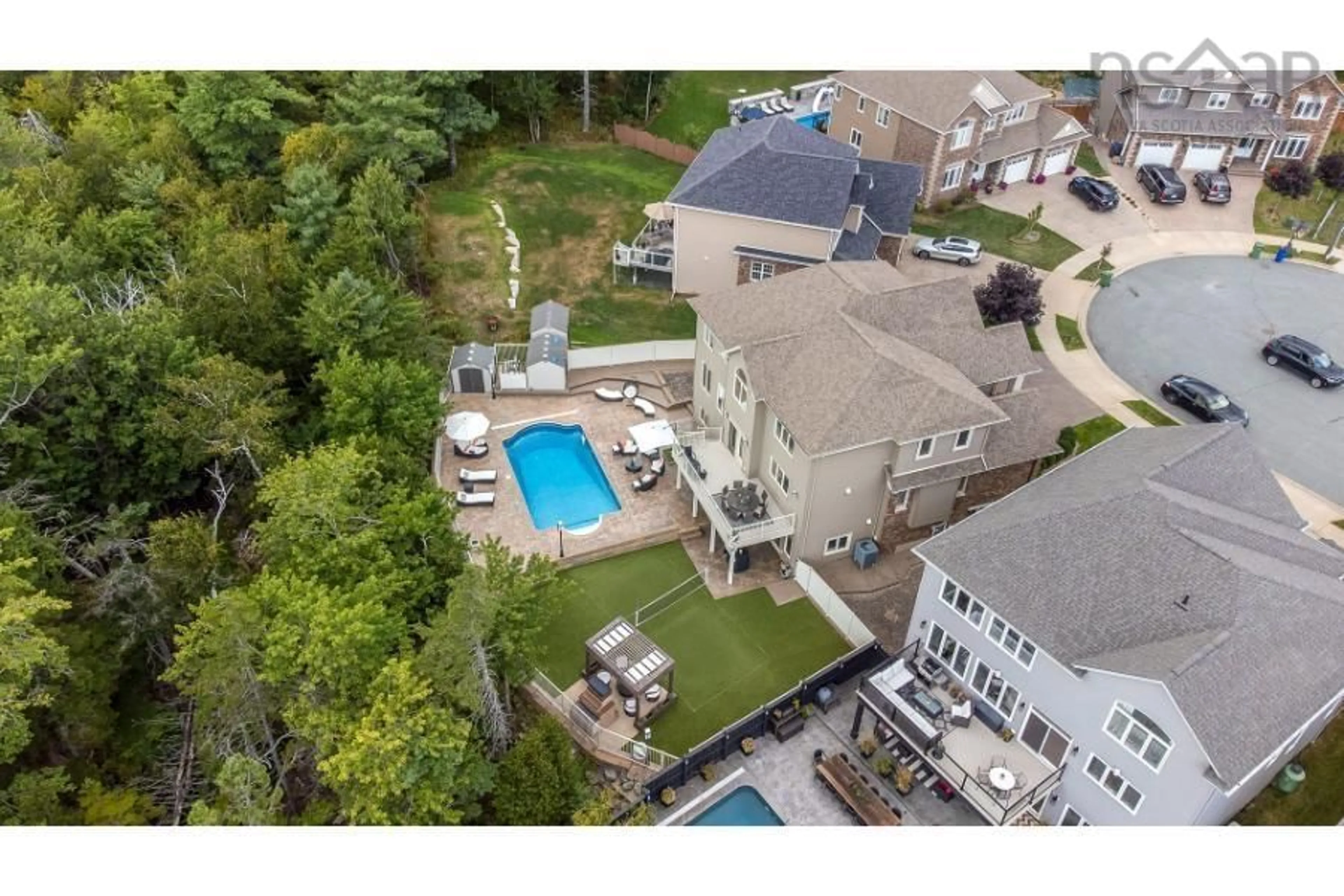 A pic from outside/outdoor area/front of a property/back of a property/a pic from drone, water/lake/river/ocean view for 82 Sedgwick Pl, Bedford Nova Scotia B4A 0G5
