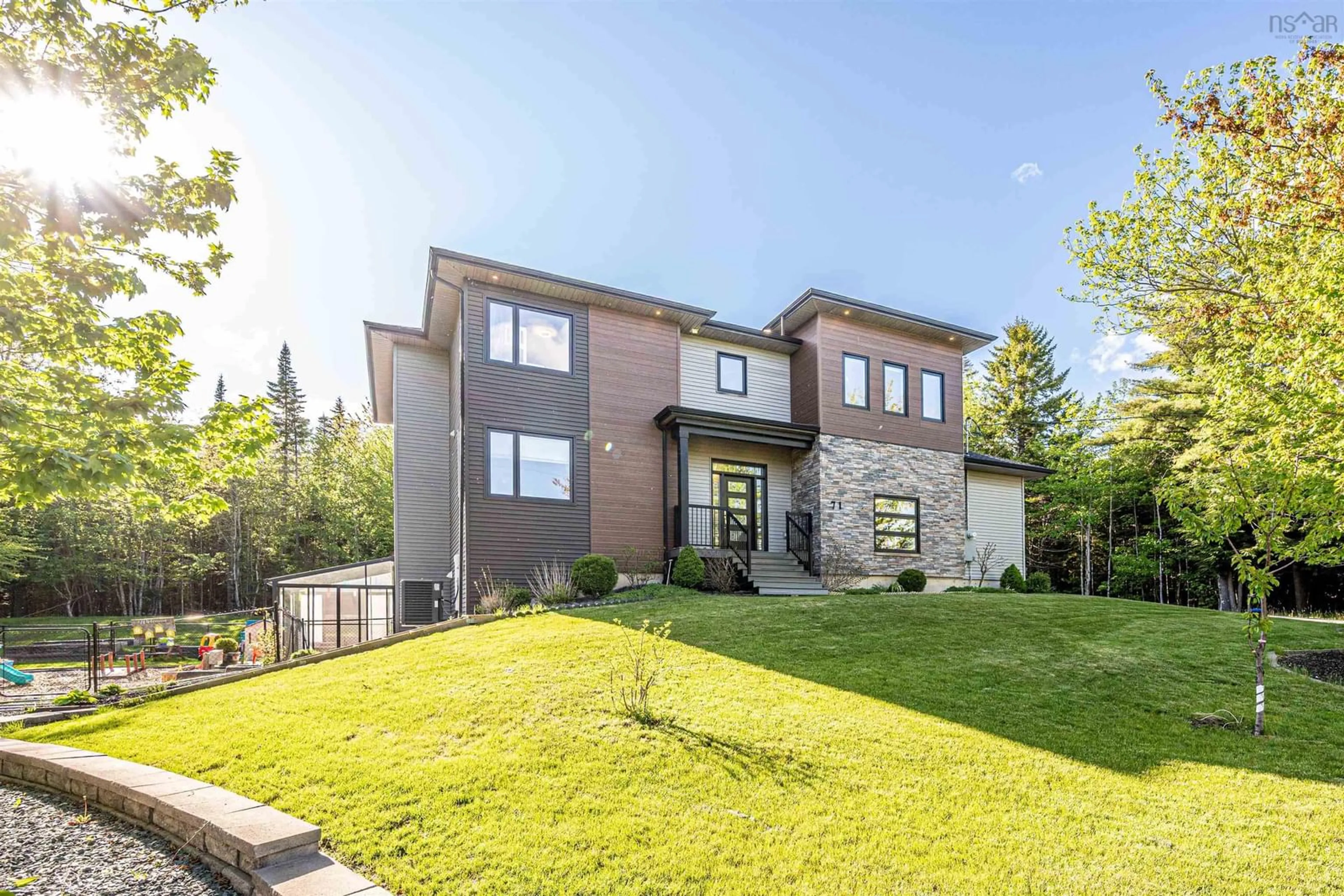 Home with brick exterior material, mountain view for 71 Ariel Lane, Halifax Nova Scotia B4B 0W7