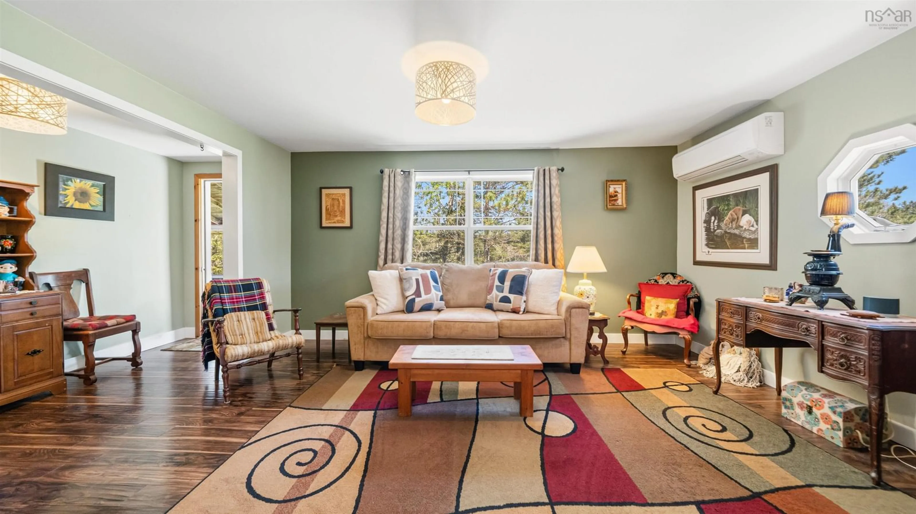 Living room with furniture, unknown for 5569 East River West Side Rd, Eureka Nova Scotia B0K 1B0