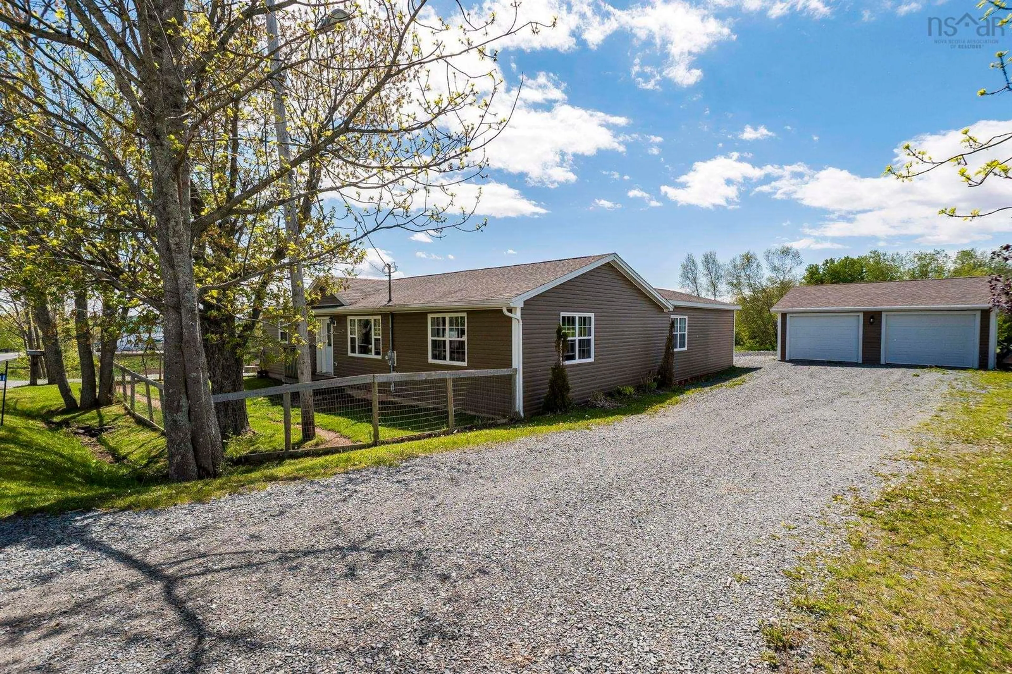 A pic from outside/outdoor area/front of a property/back of a property/a pic from drone, street for 6981 Highway 215, Bramber Nova Scotia B0N 2R0
