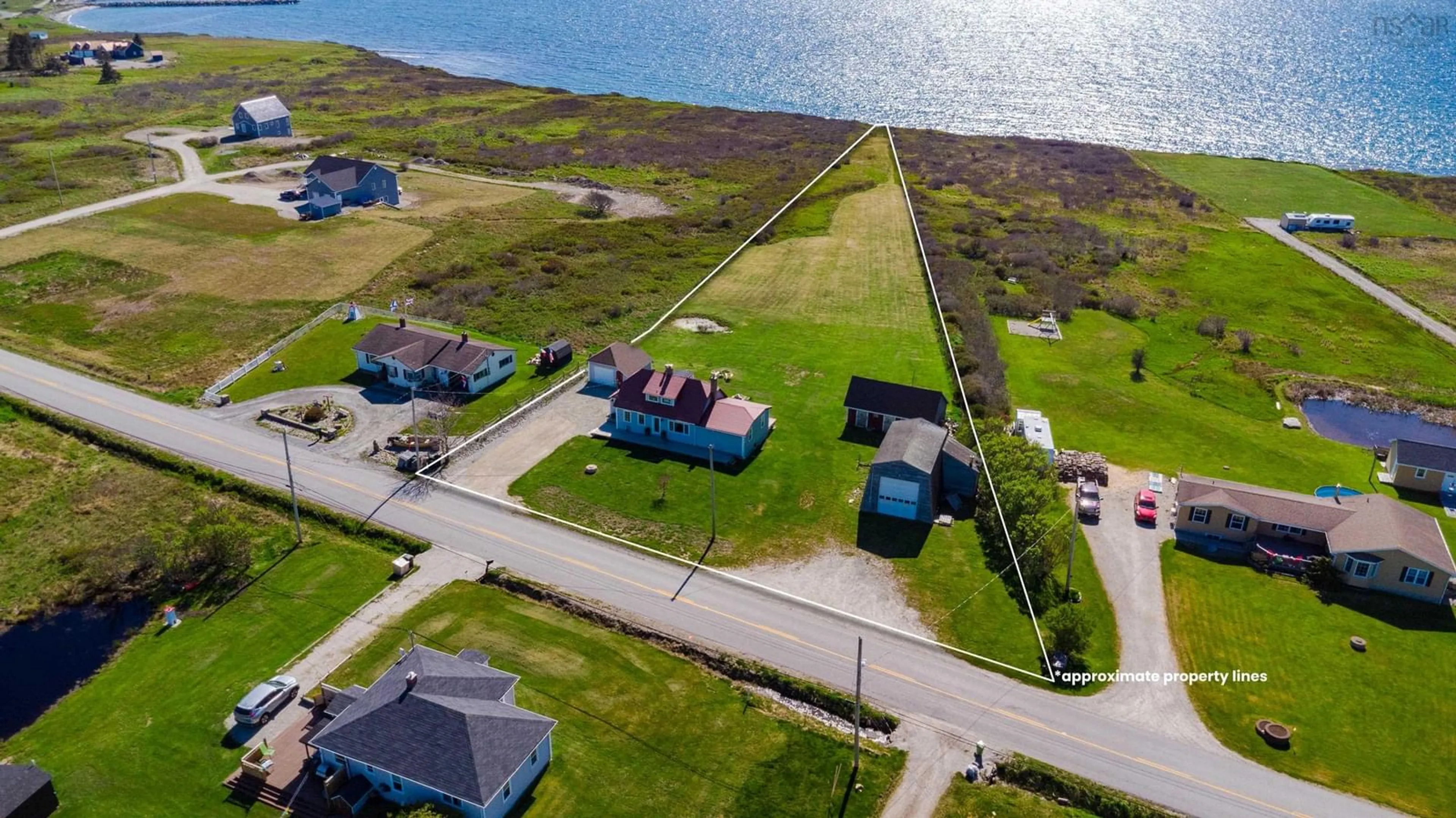 A pic from outside/outdoor area/front of a property/back of a property/a pic from drone, water/lake/river/ocean view for 1837 Main Shore Rd, Sandford Nova Scotia B5A 5L1