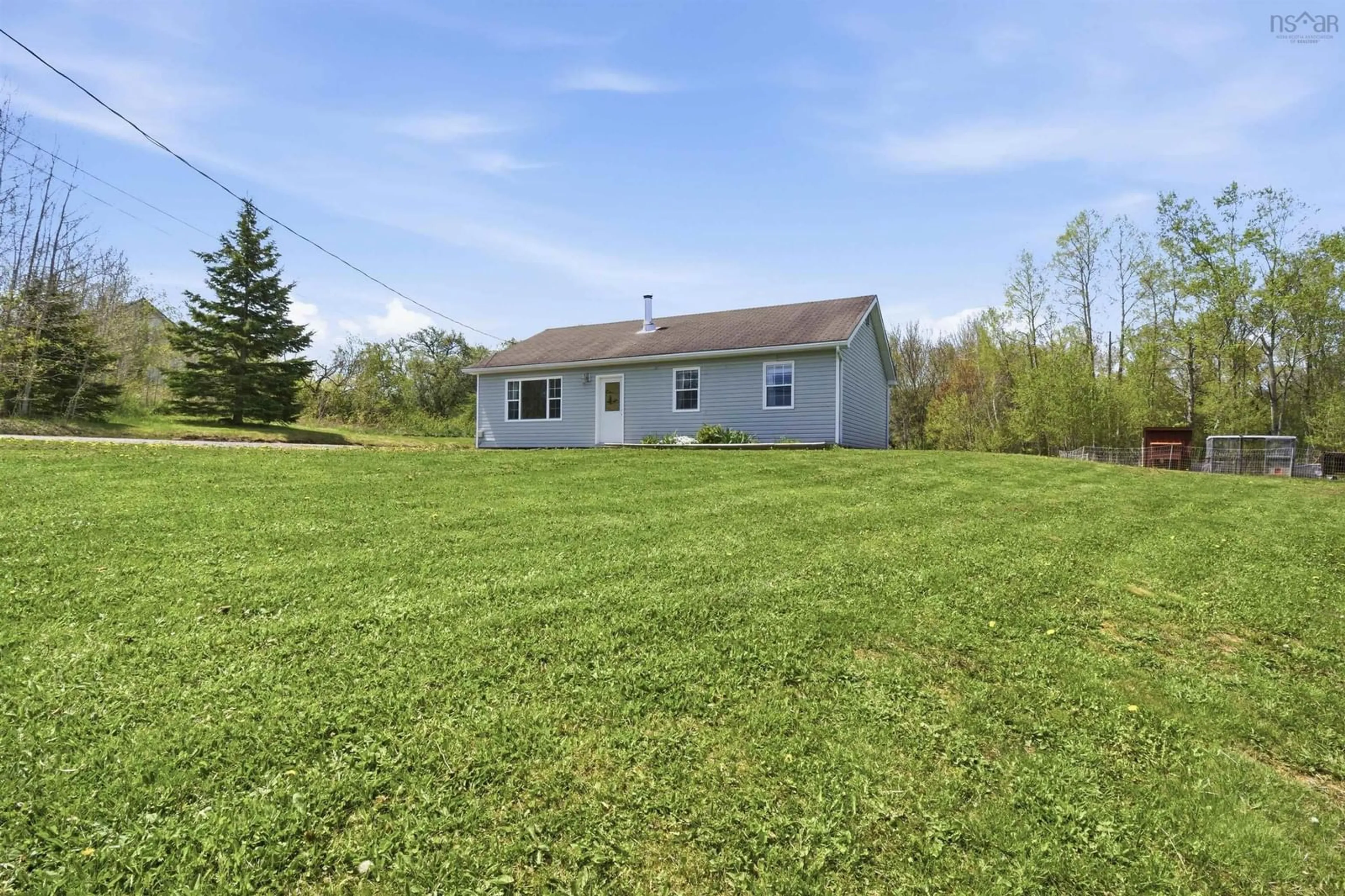 A pic from outside/outdoor area/front of a property/back of a property/a pic from drone, unknown for 3725 Highway 215, Centre Burlington Nova Scotia B0N 2A0