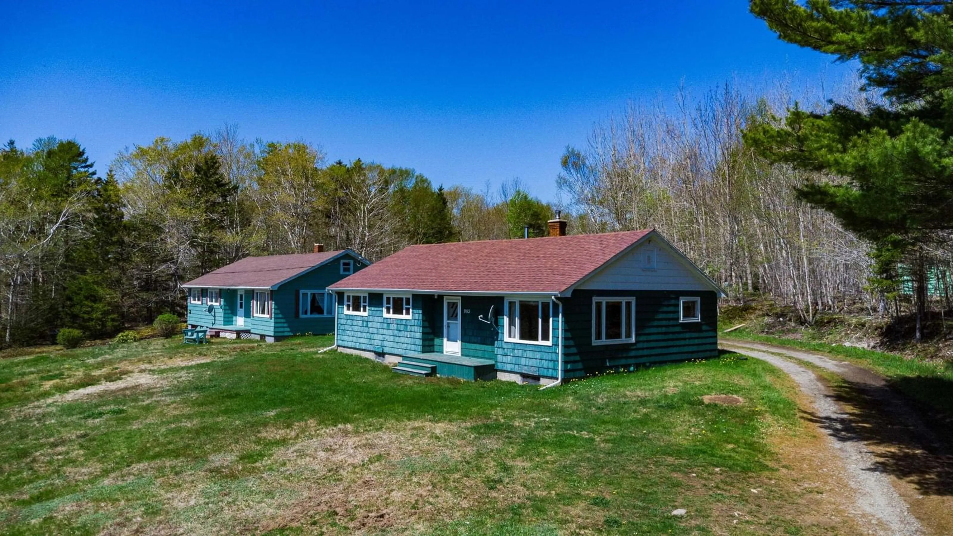 A pic from outside/outdoor area/front of a property/back of a property/a pic from drone, building for 983 Bangor Rd, Bangor Nova Scotia B0W 2L0