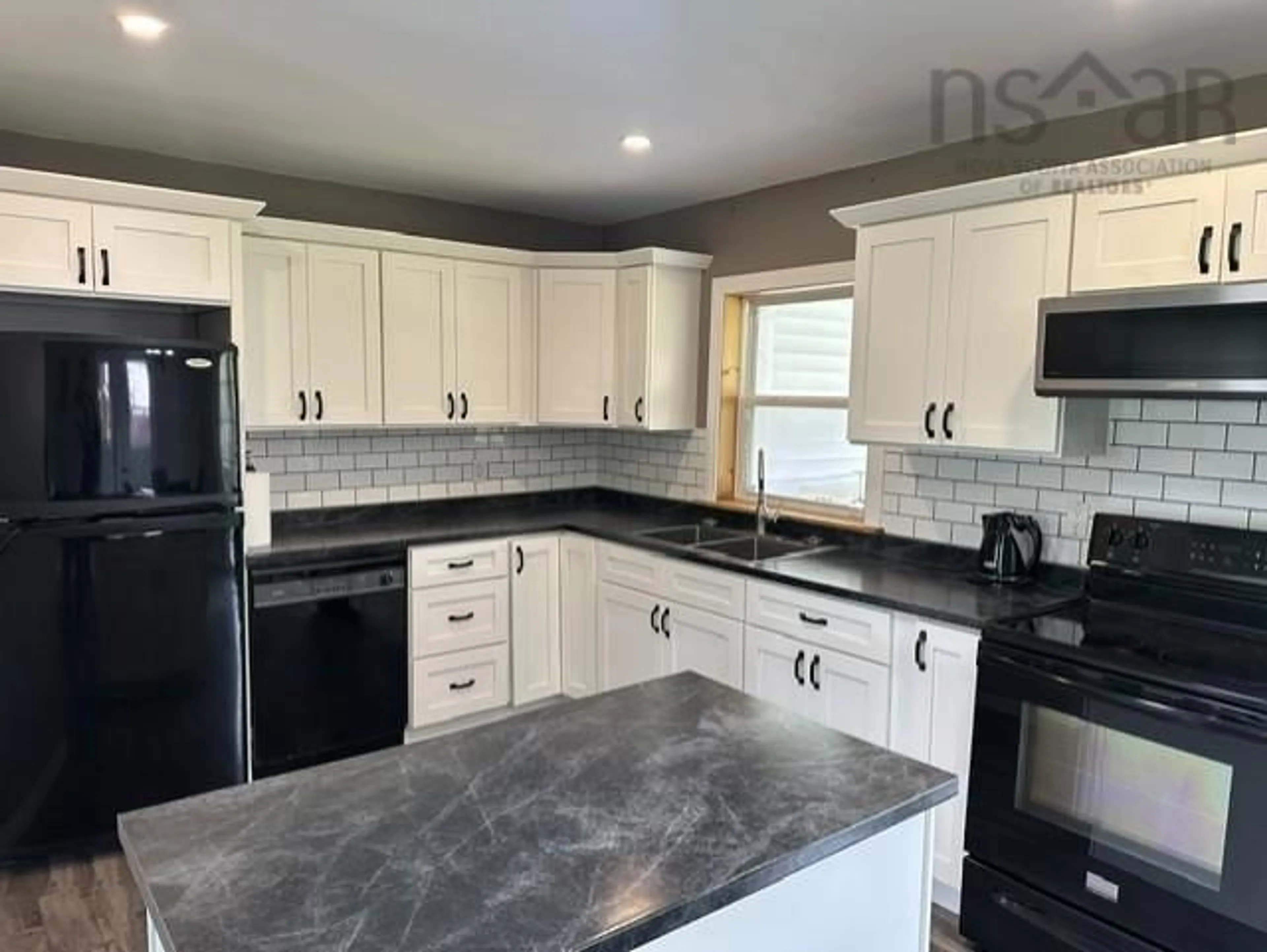 Open concept kitchen, ceramic/tile floor for 2214 River John Roads, Poplar Hill Nova Scotia B0K 1H0