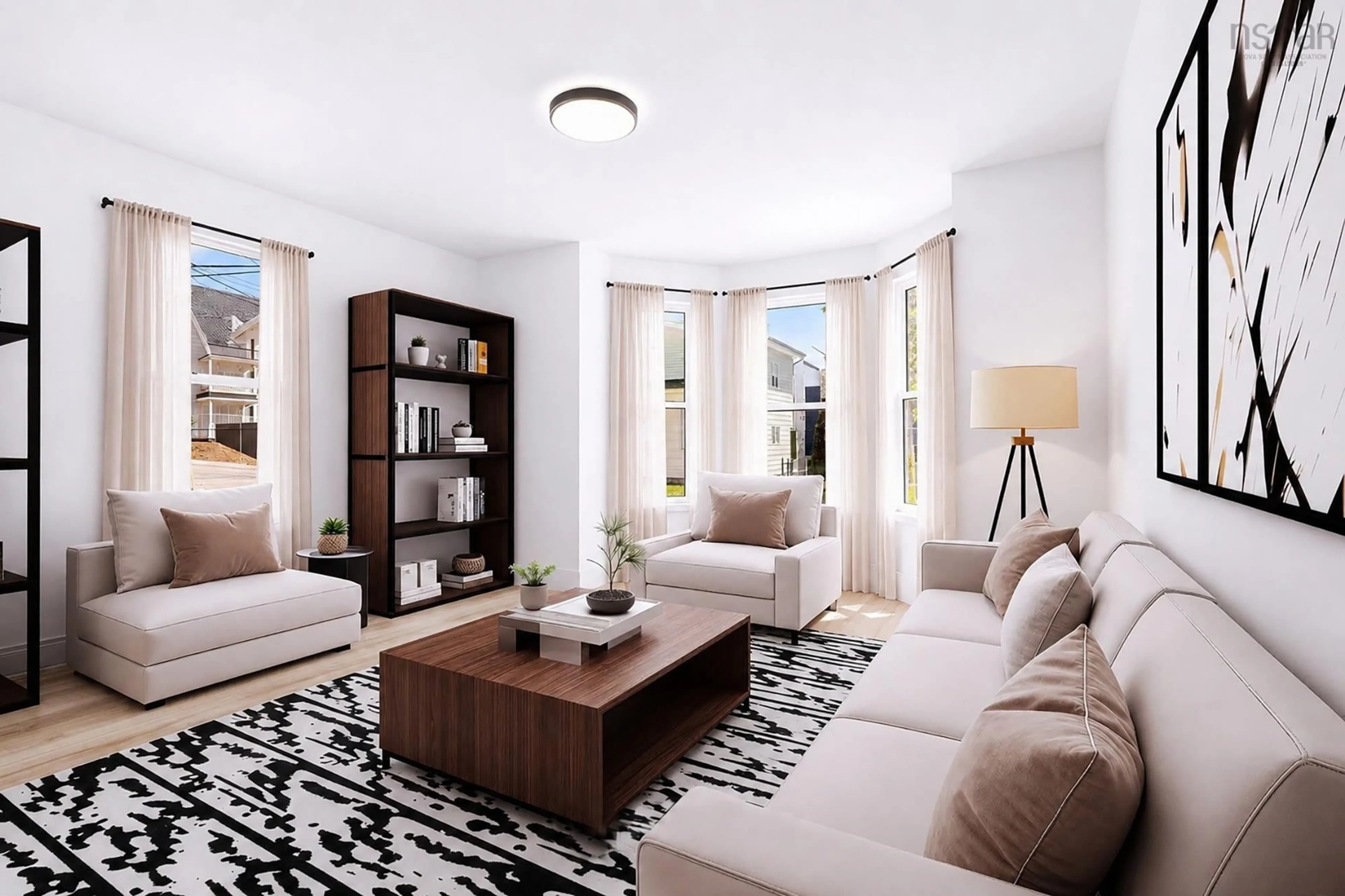 Living room with furniture, unknown for 130 Gray St, Windsor Nova Scotia B0N 2T0