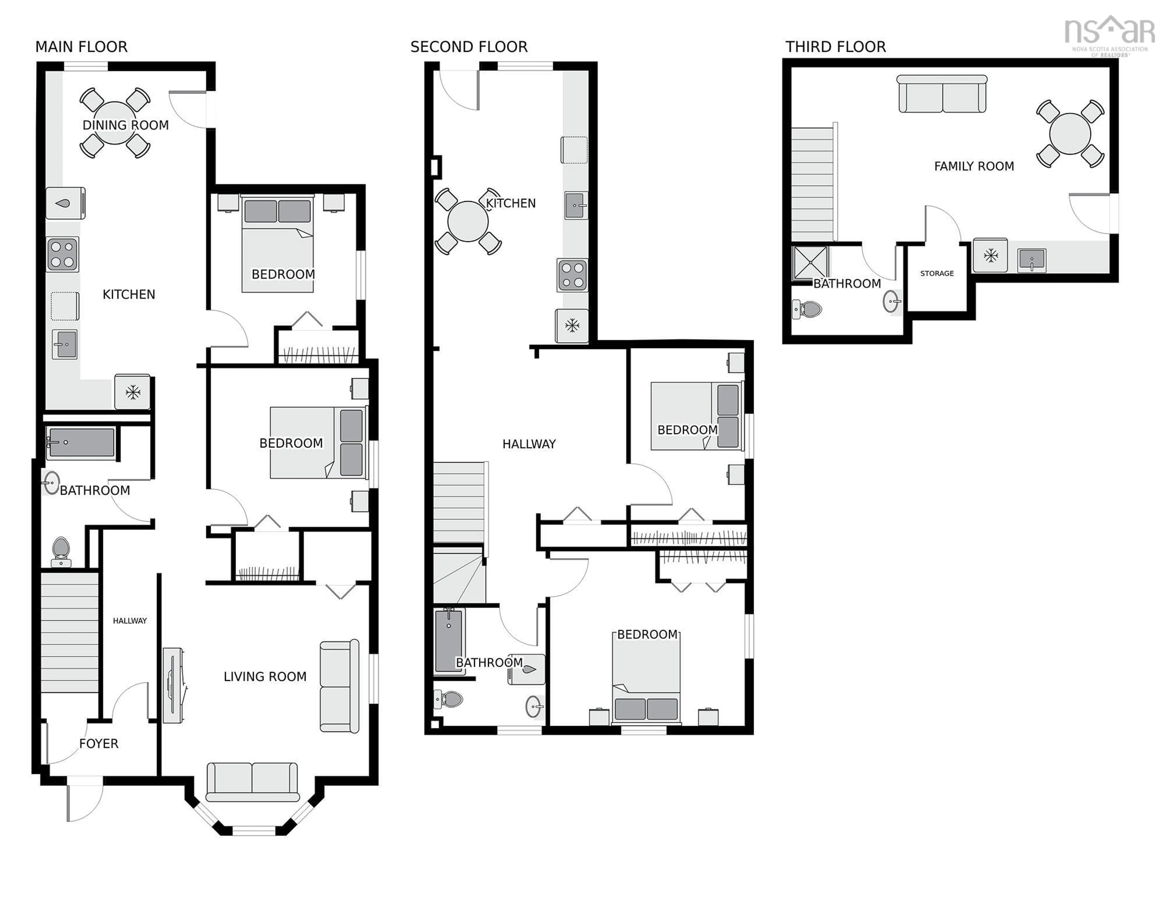 Floor plan for 130 Gray St, Windsor Nova Scotia B0N 2T0