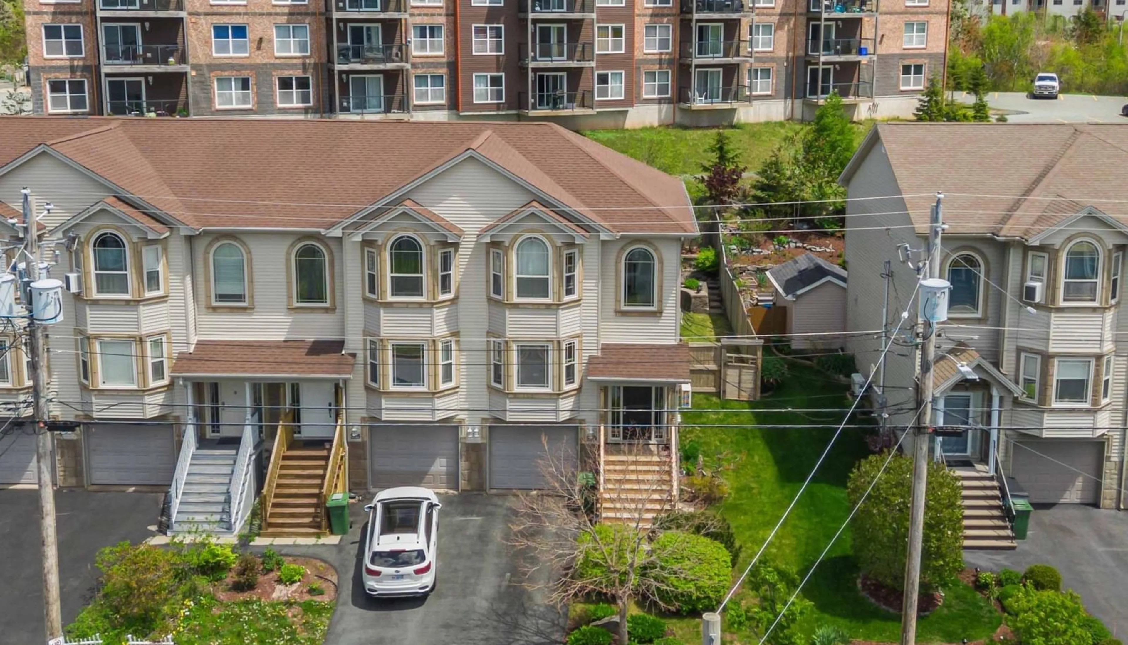 A pic from outside/outdoor area/front of a property/back of a property/a pic from drone, city buildings view from balcony for 230 Nadia Dr, Dartmouth Nova Scotia B3A 0A9