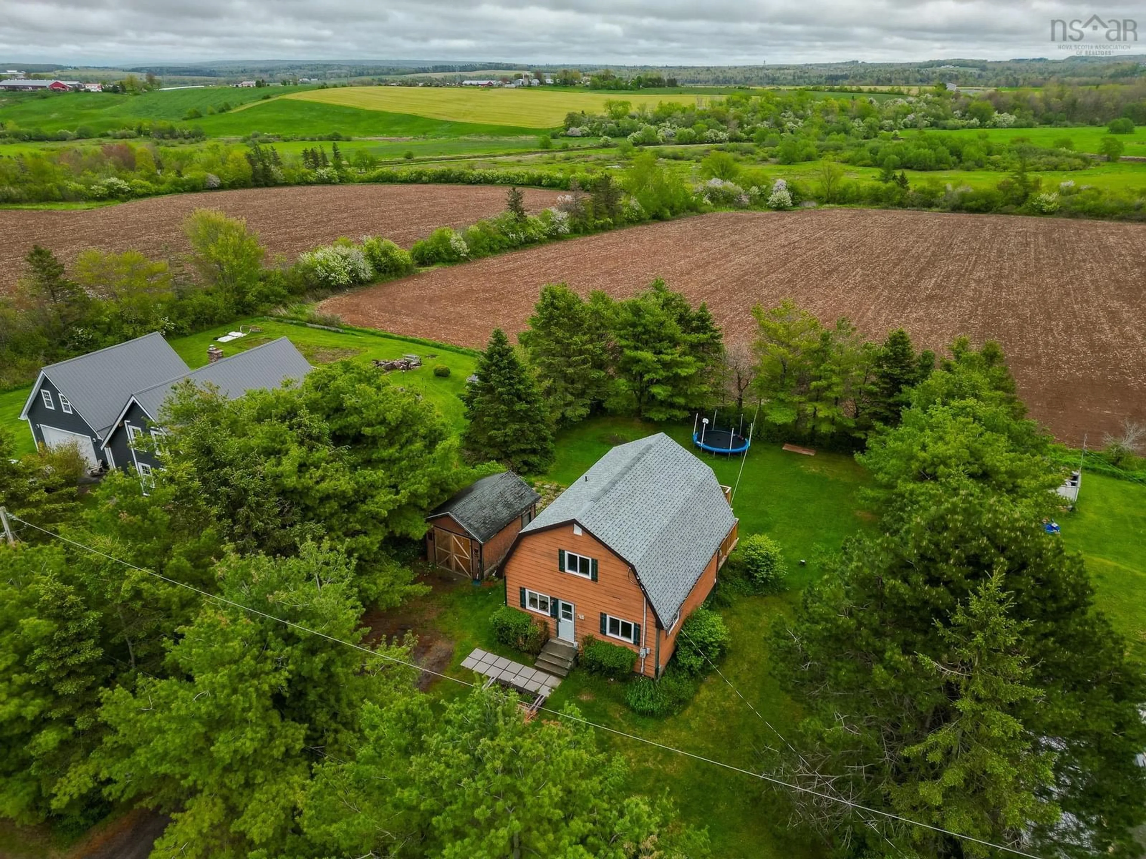 A pic from outside/outdoor area/front of a property/back of a property/a pic from drone, unknown for 34 Lacey Rd, Milford Nova Scotia B0N 1Y0