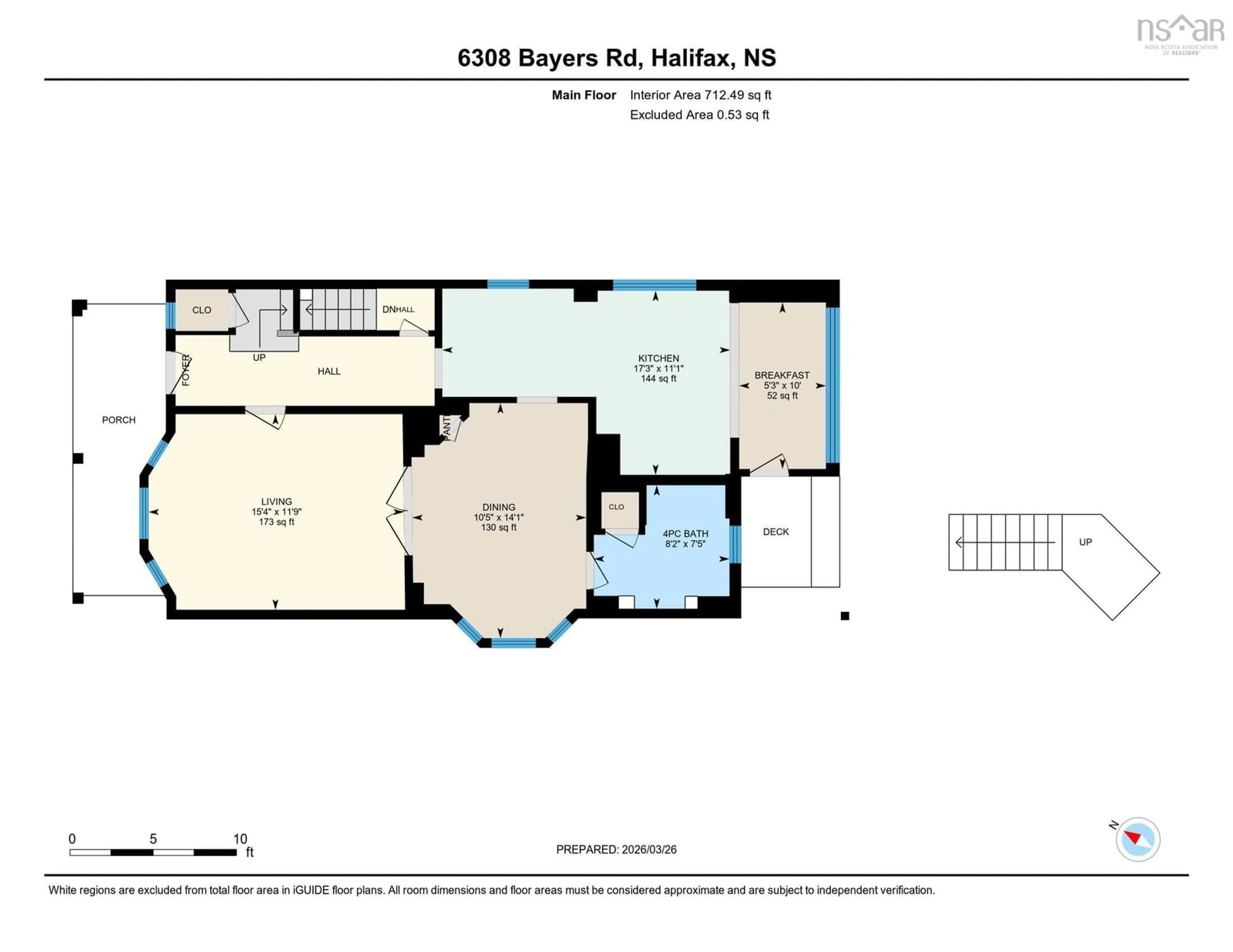 Floor plan for 6308 Bayers Rd, Halifax Nova Scotia B3L 2A7