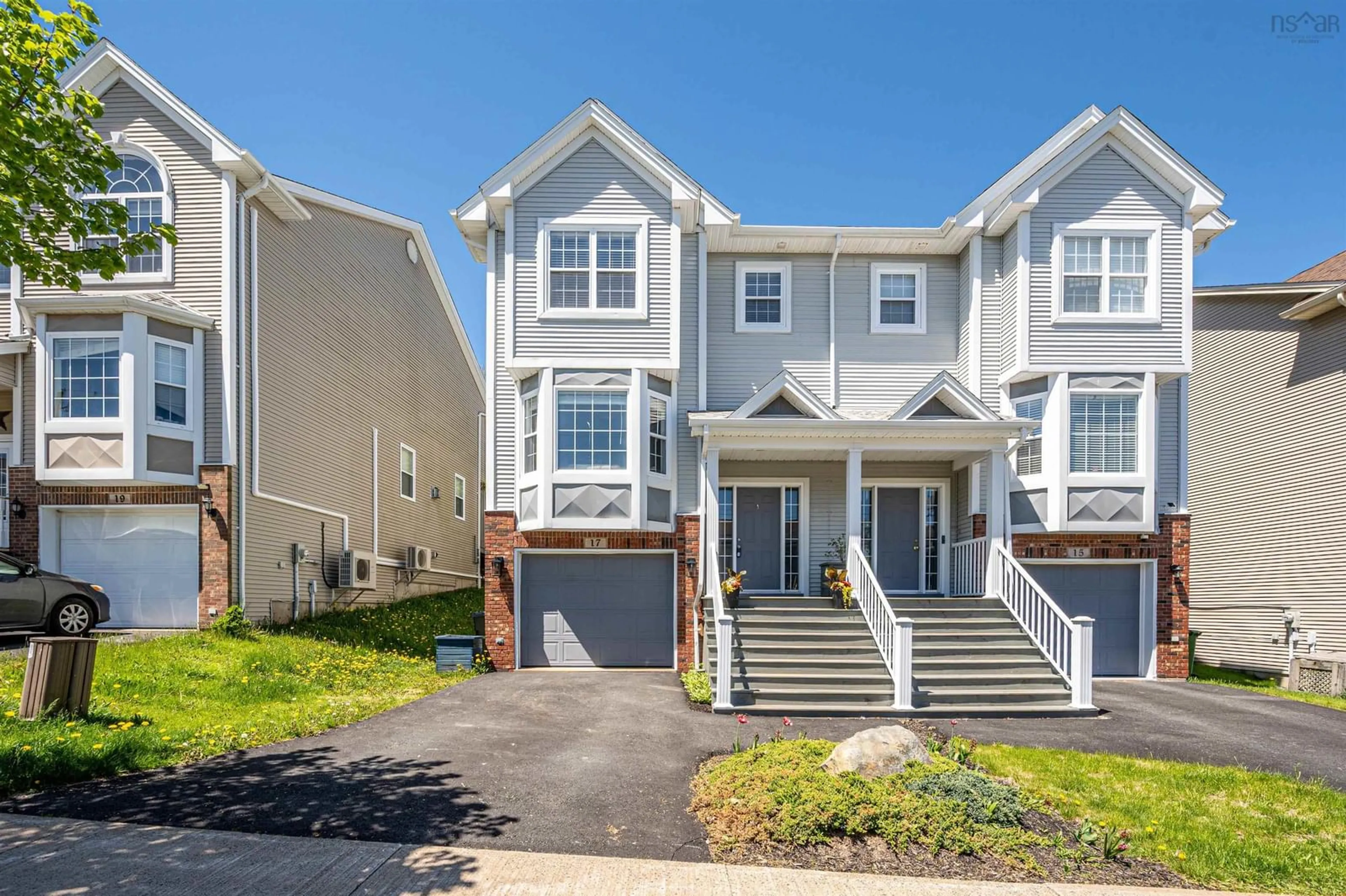 Home with vinyl exterior material, street for 17 Outrigger Cres, Halifax Nova Scotia B3M 4V9