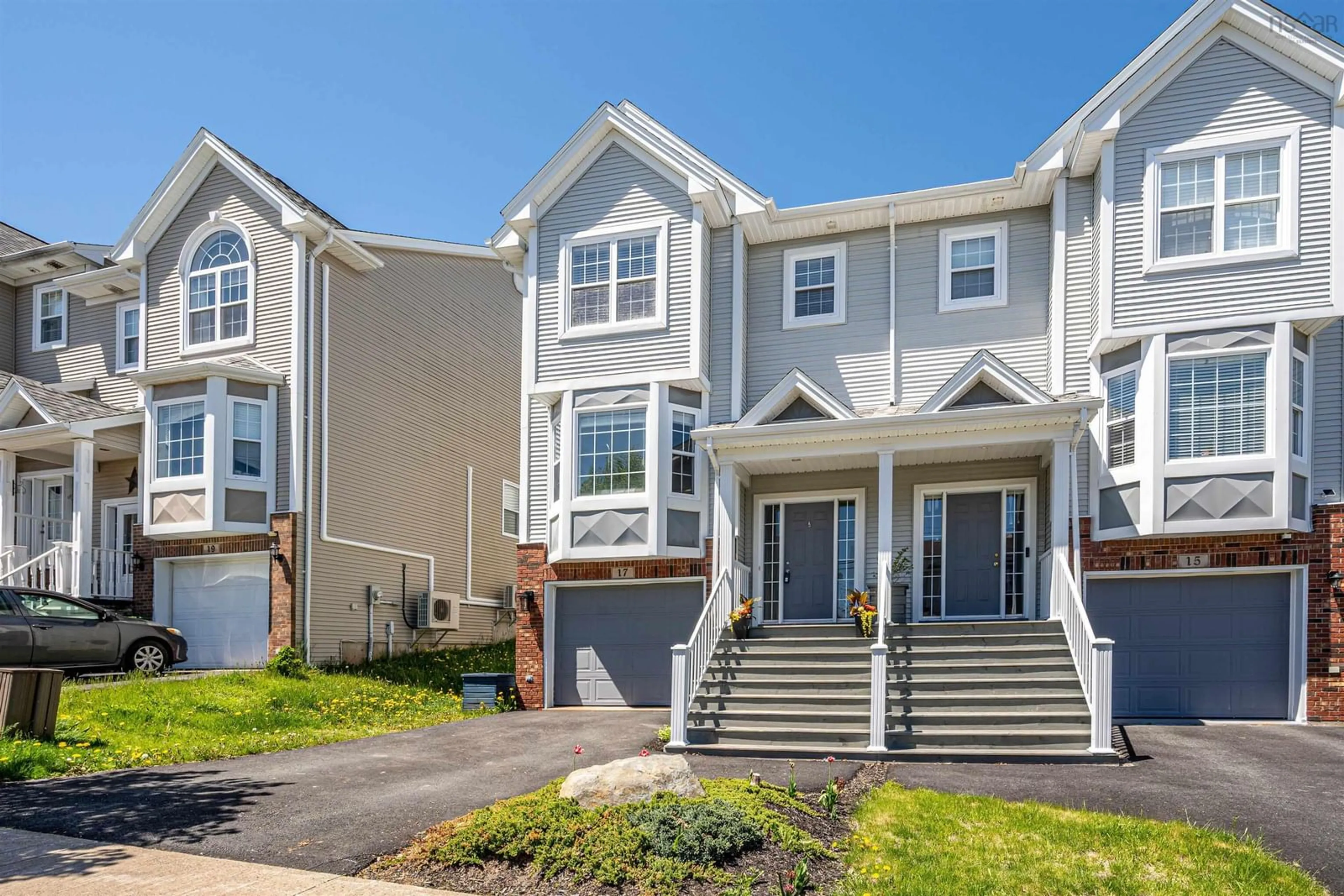 Home with vinyl exterior material, street for 17 Outrigger Cres, Halifax Nova Scotia B3M 4V9