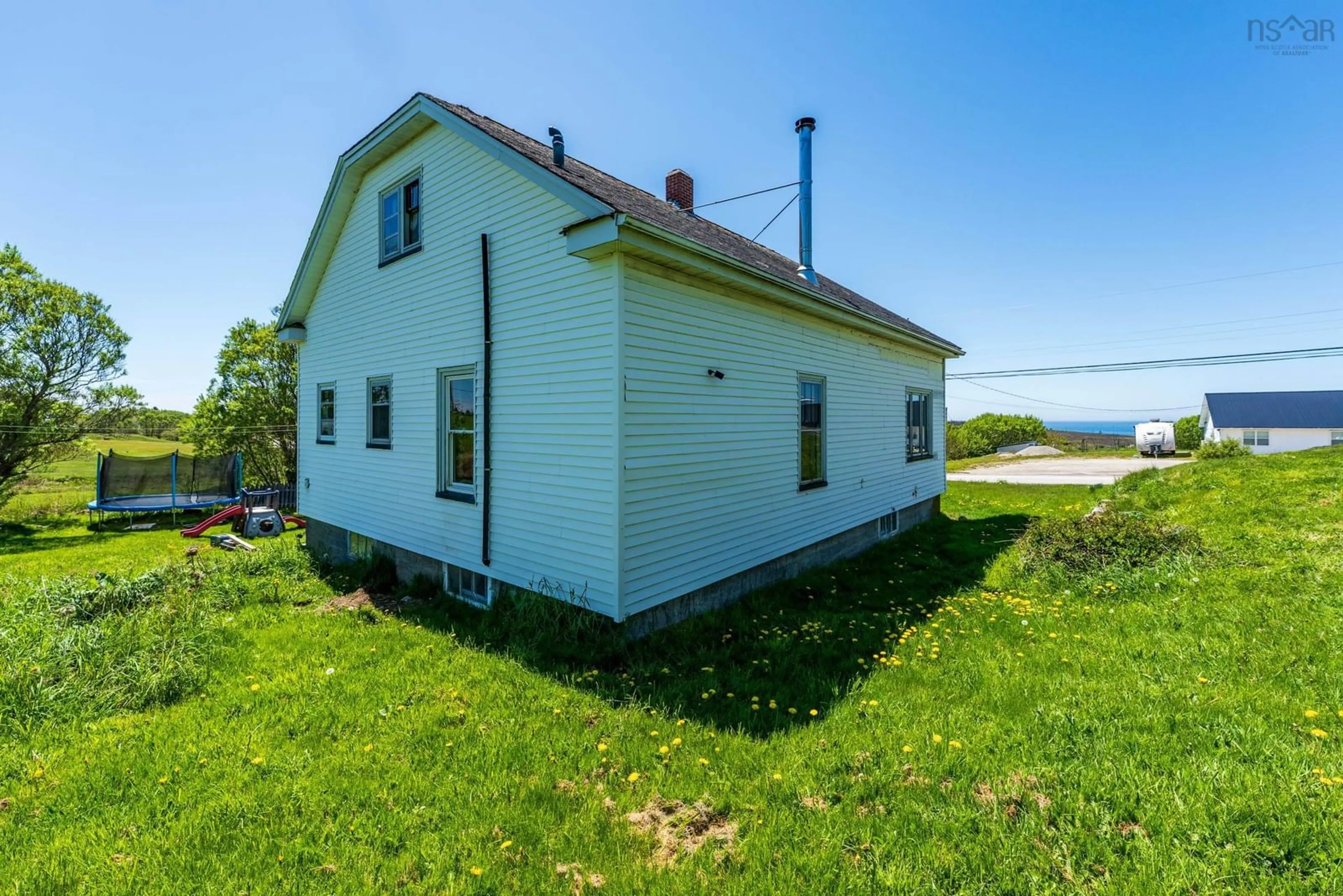 A pic from outside/outdoor area/front of a property/back of a property/a pic from drone, building for 1614 Main Shore Rd, Sandford Nova Scotia B5A 4A9