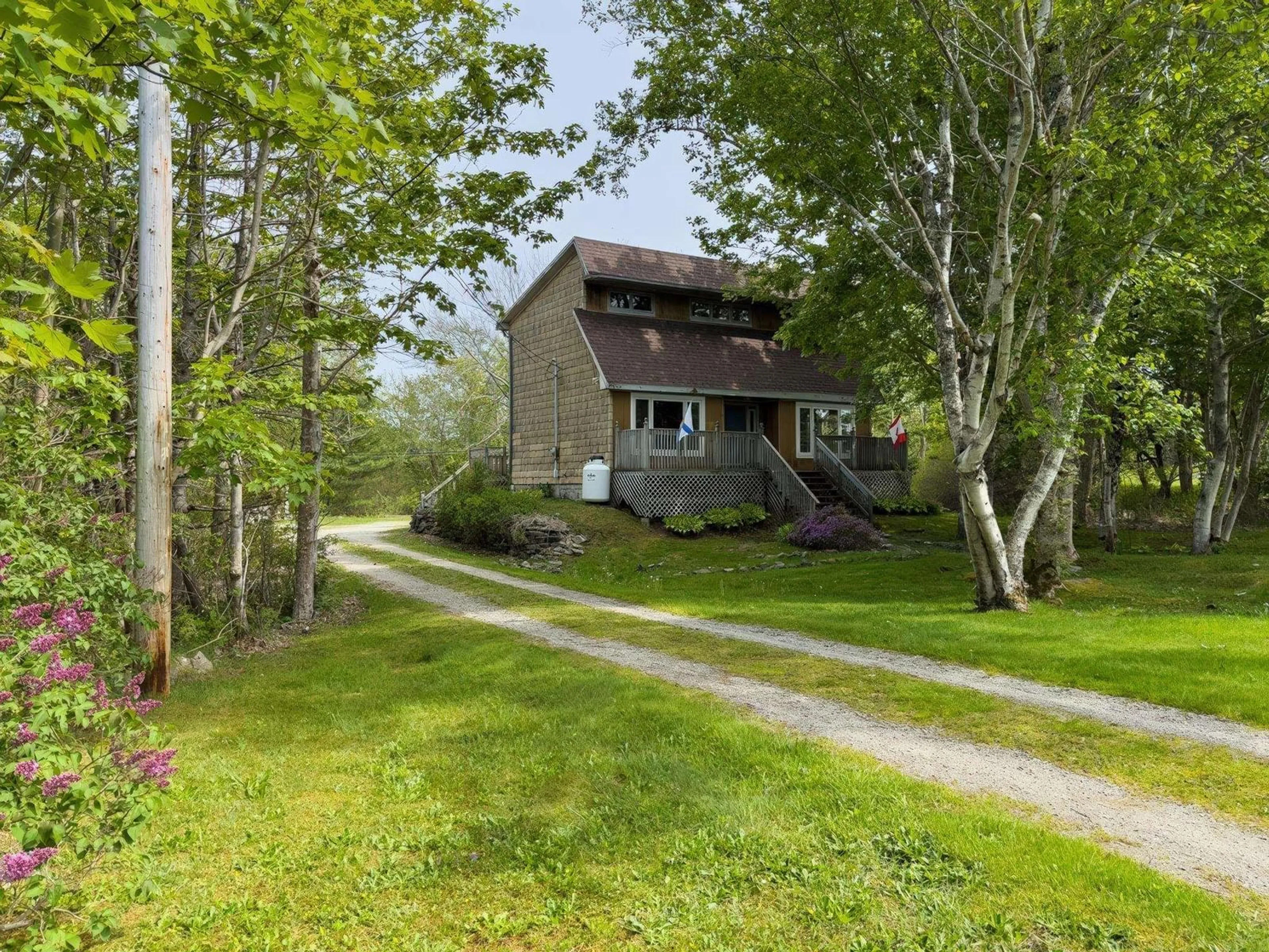 A pic from outside/outdoor area/front of a property/back of a property/a pic from drone, street for 9333 Highway 3, Pleasant Lake Nova Scotia B5A 5J9