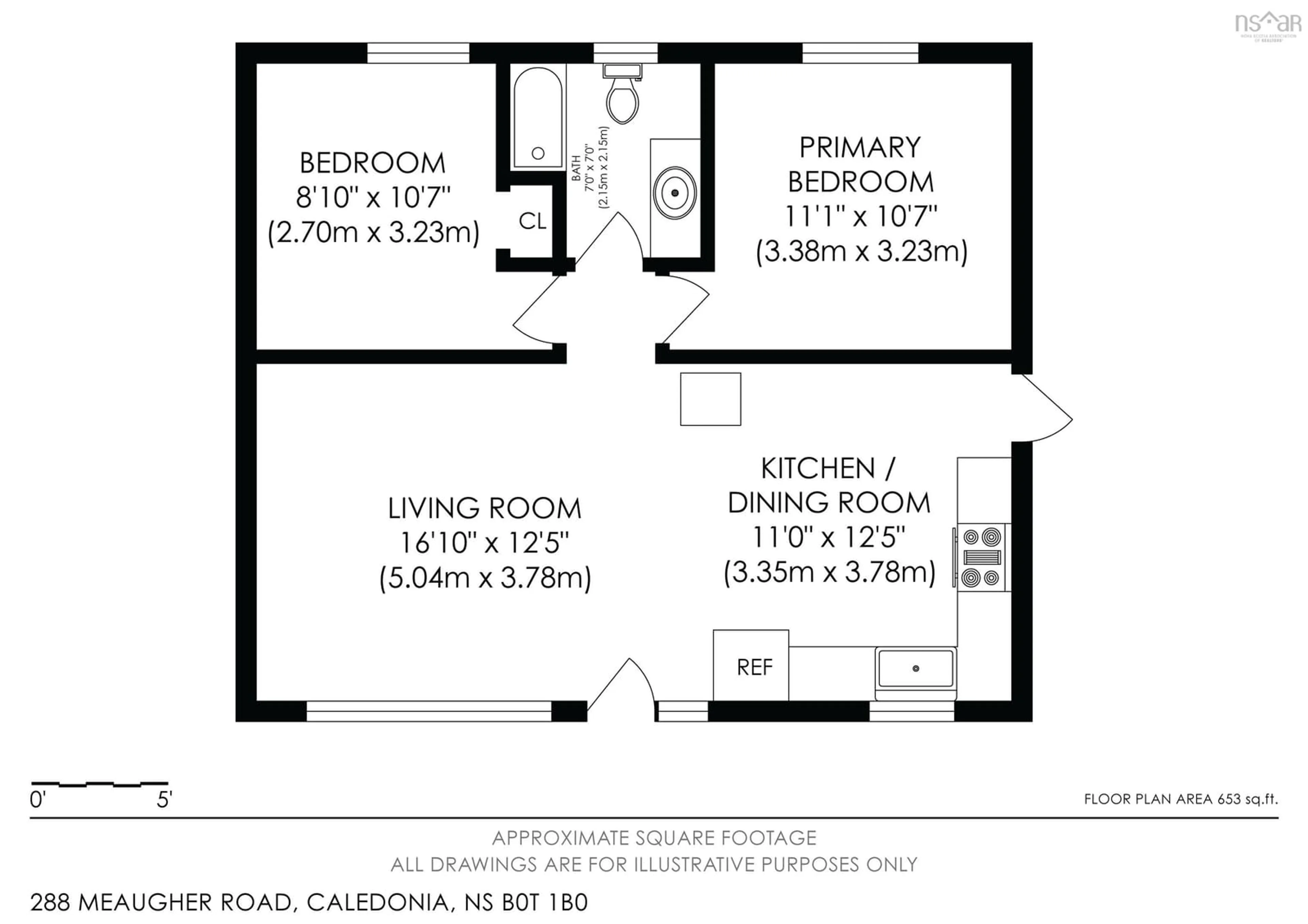 Floor plan for 288 Meaugher Rd, Harmony Nova Scotia B0T 1B0