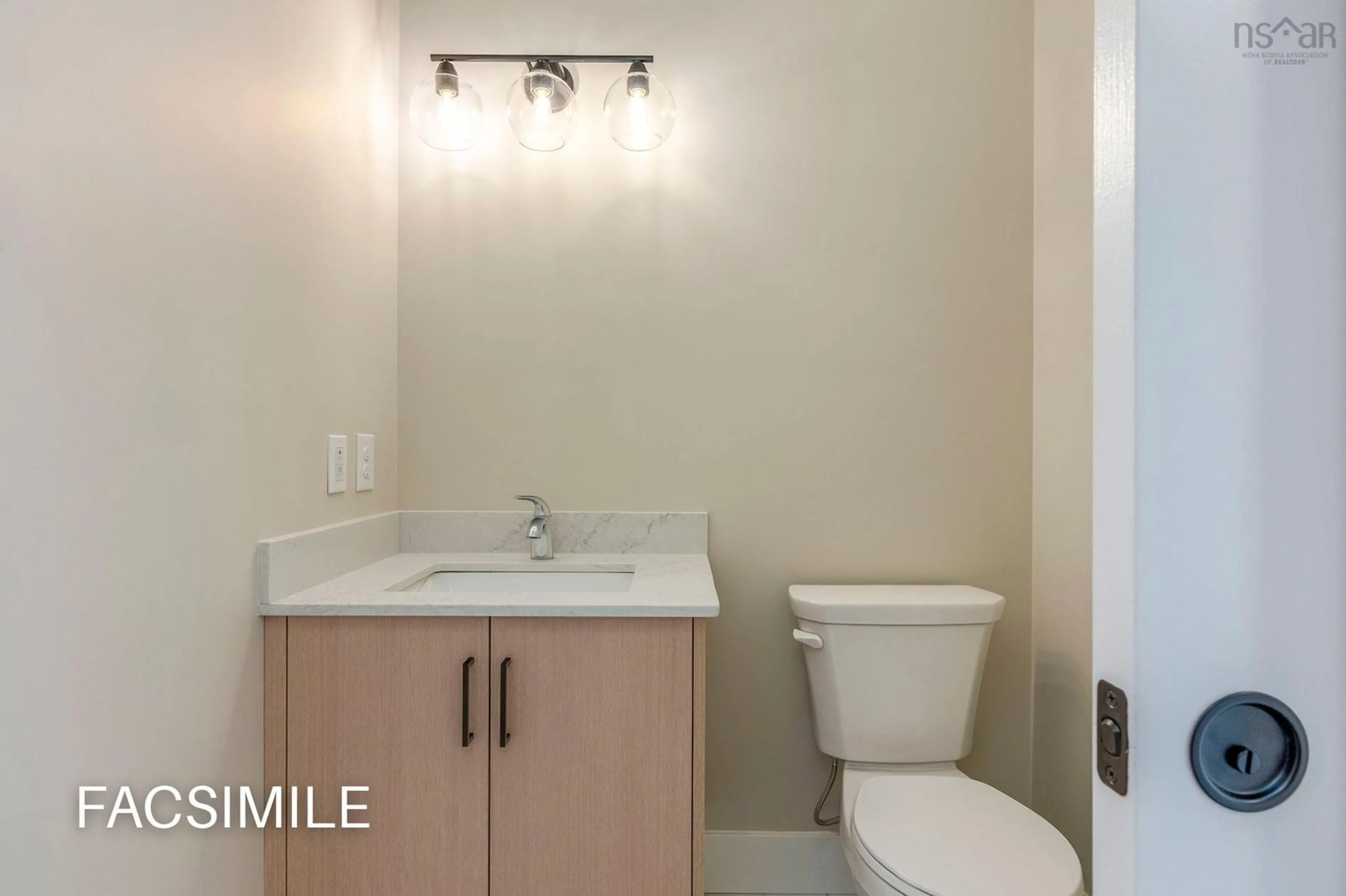 Standard bathroom, ceramic/tile floor for 176 Honeygold Dr #24B, Halifax Nova Scotia B3R 0G3