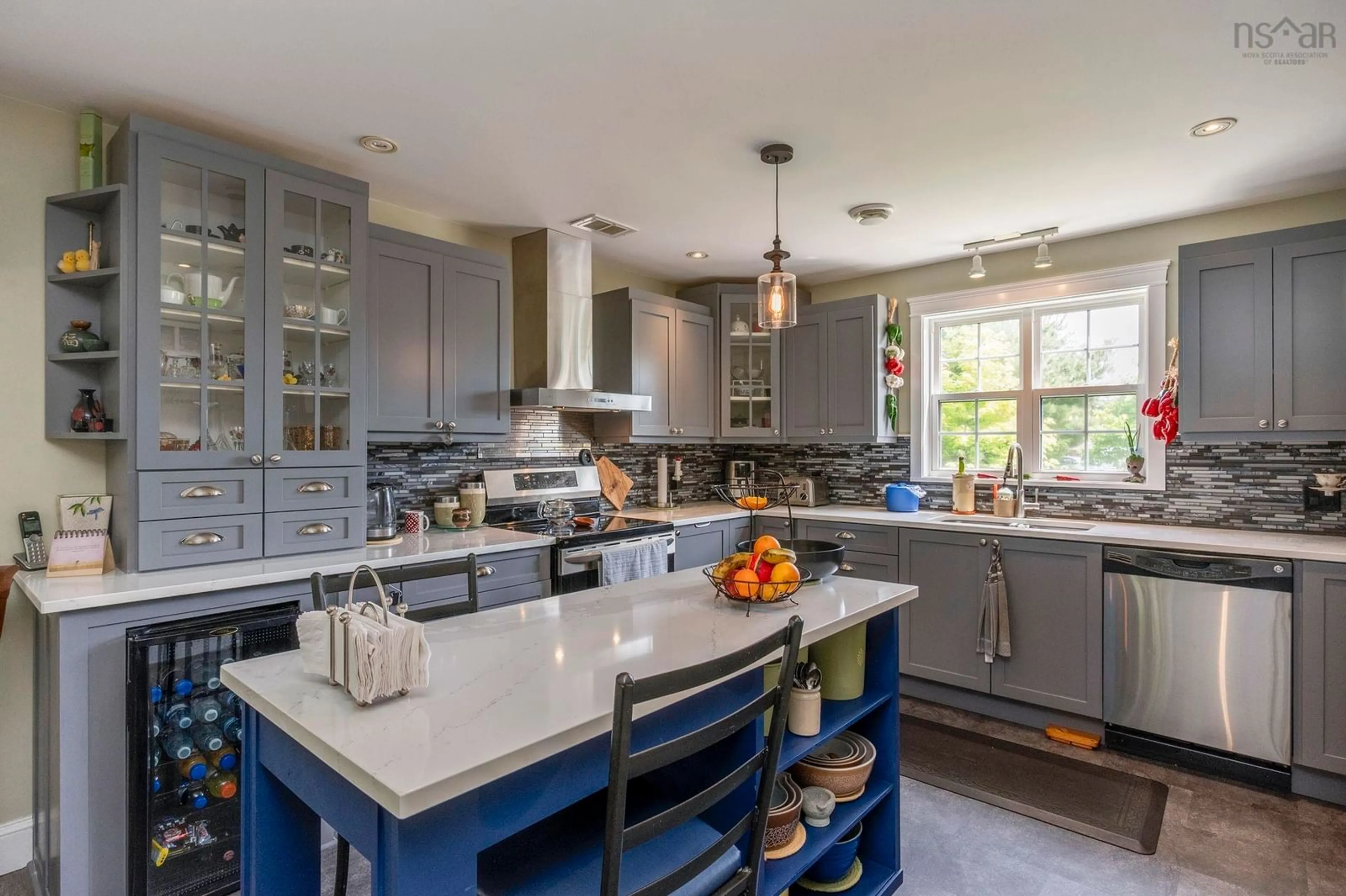 Contemporary kitchen, ceramic/tile floor for 21 Anna Crt, Wilmot Nova Scotia B0P 1R0