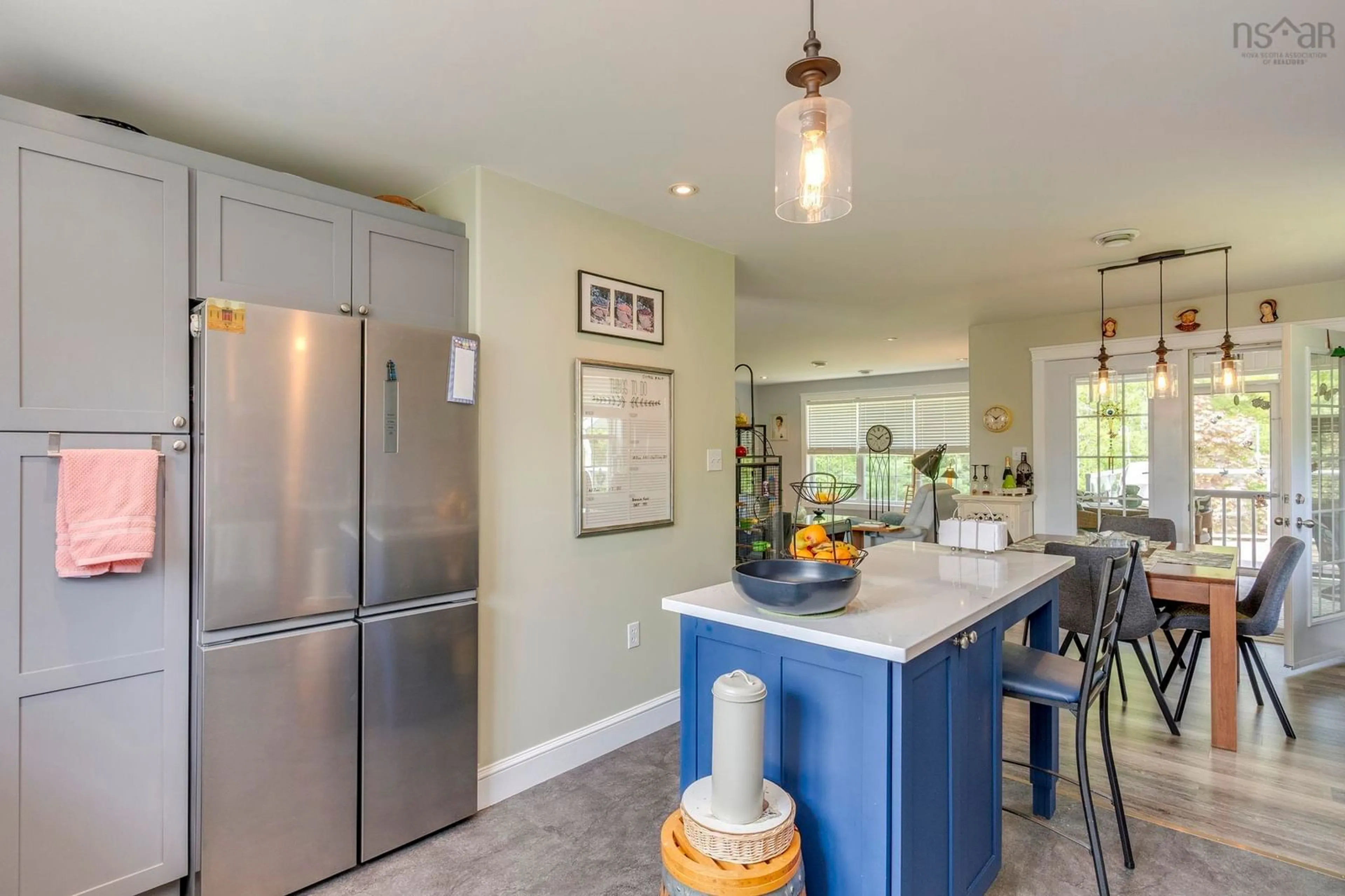 Open concept kitchen, ceramic/tile floor for 21 Anna Crt, Wilmot Nova Scotia B0P 1R0
