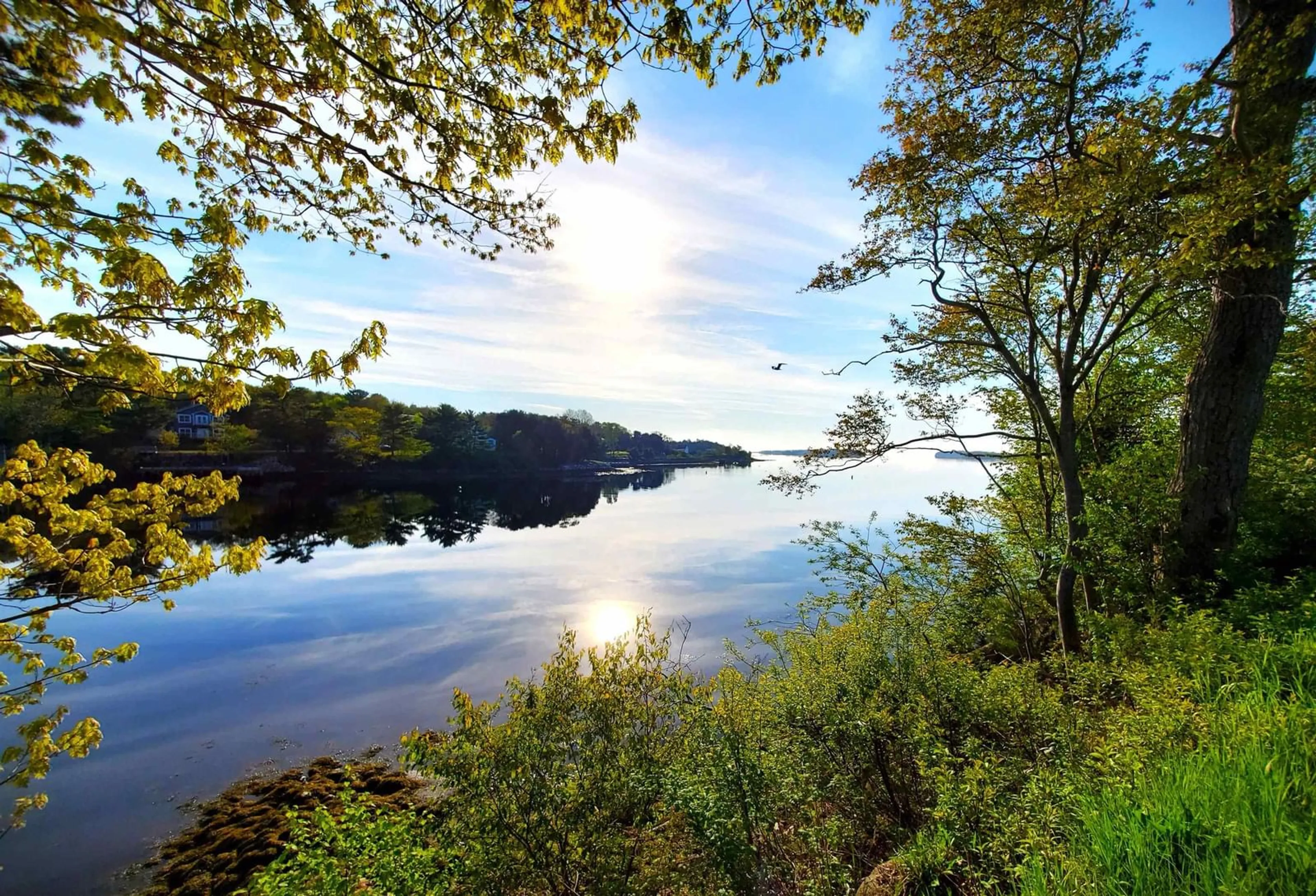 Patio, water/lake/river/ocean view for 28 Silver Point Rd, Martins River Nova Scotia B0J 2E0
