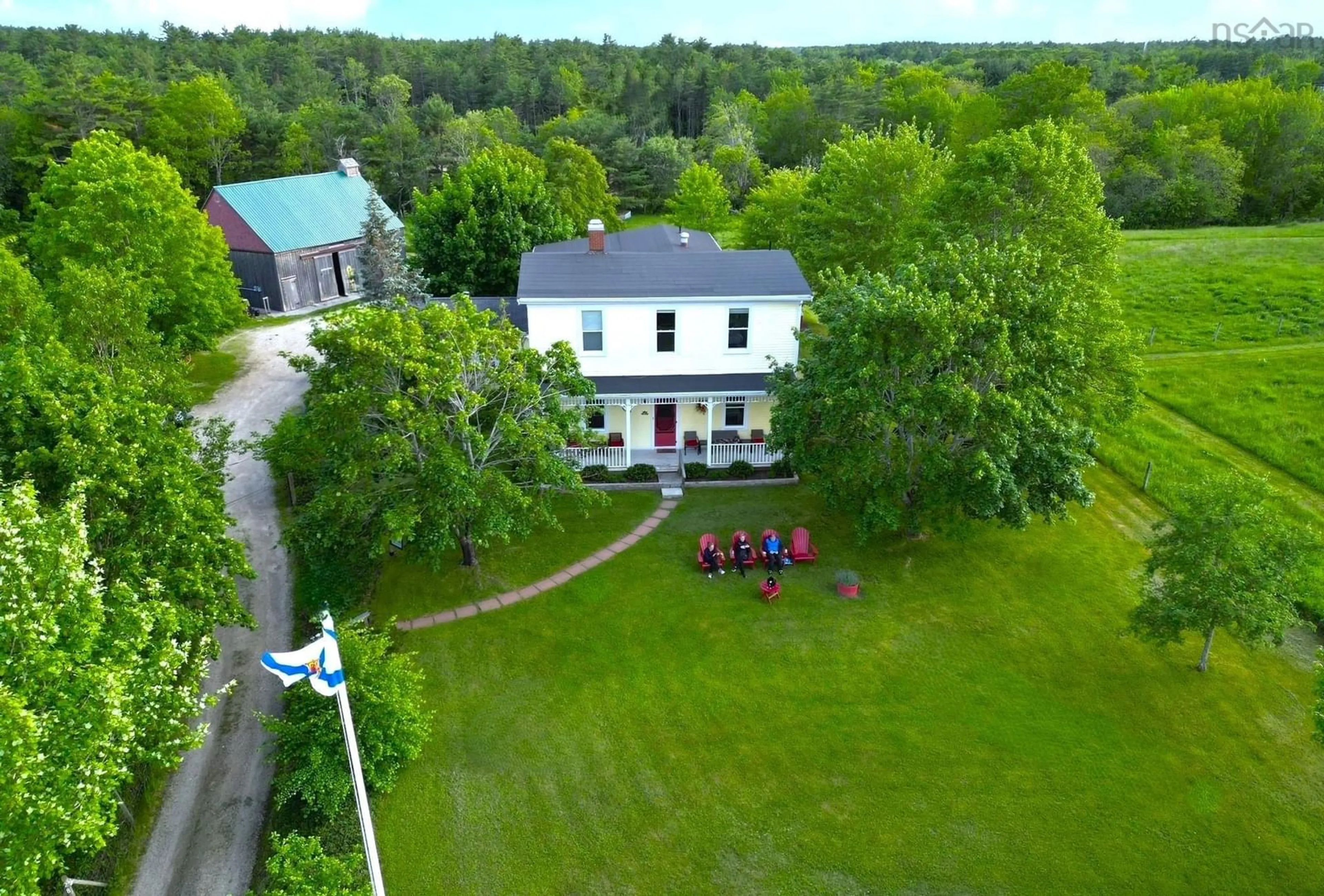 A pic from outside/outdoor area/front of a property/back of a property/a pic from drone, building for 28 Silver Point Rd, Martins River Nova Scotia B0J 2E0