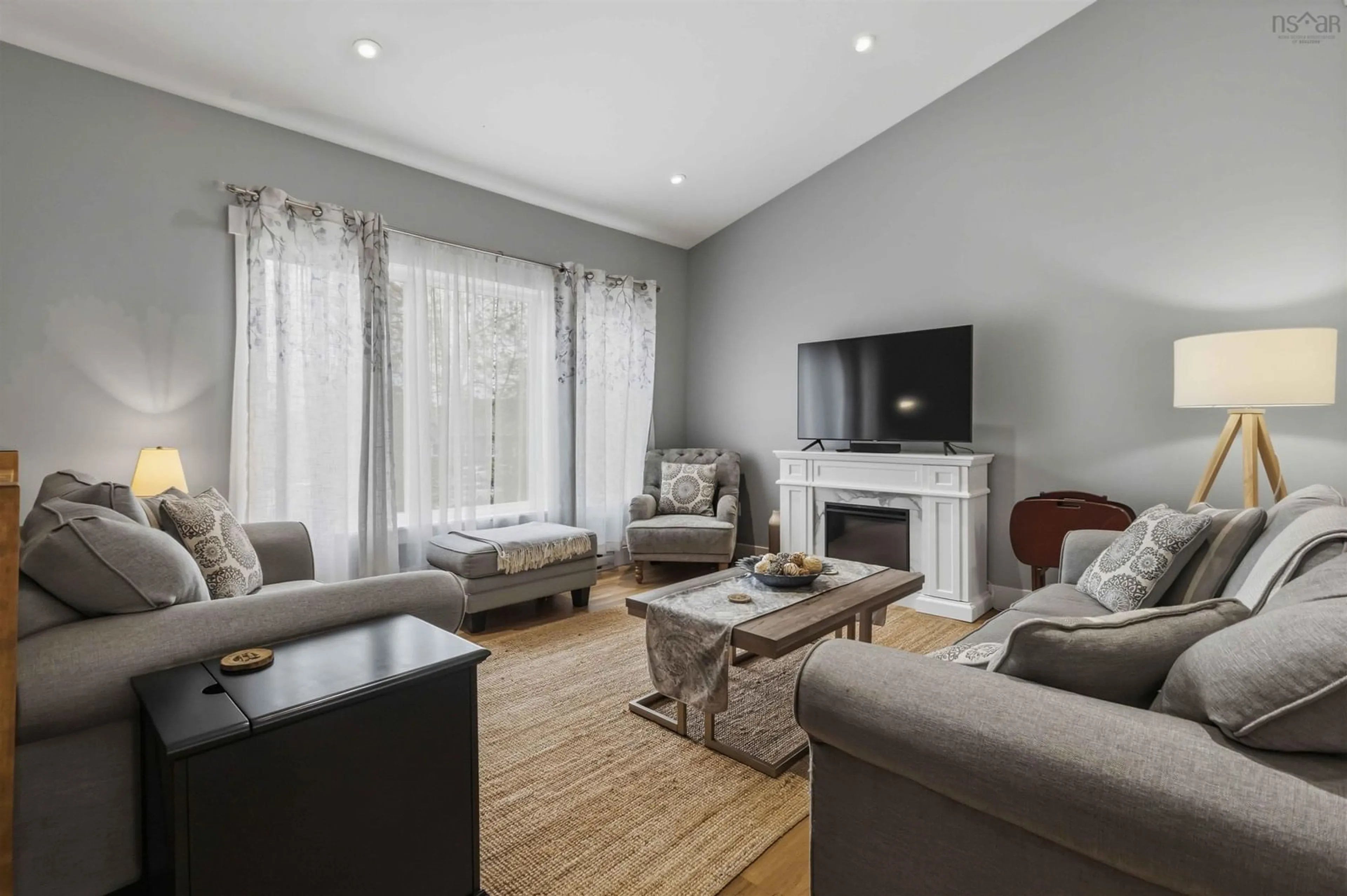 Living room with furniture, unknown for 19 Pine Hill Dr, Elmsdale Nova Scotia B2S 1G8