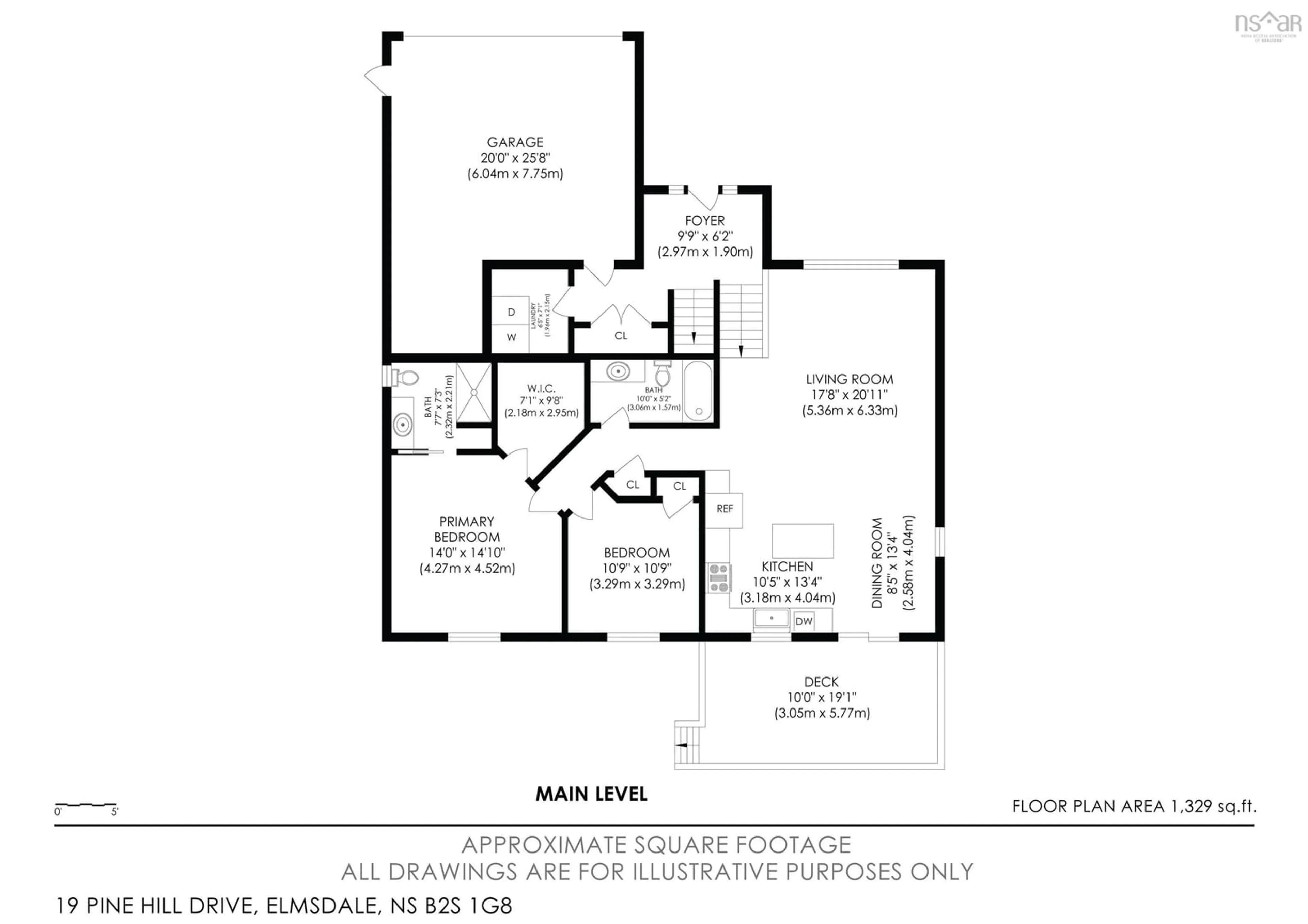 Floor plan for 19 Pine Hill Dr, Elmsdale Nova Scotia B2S 1G8