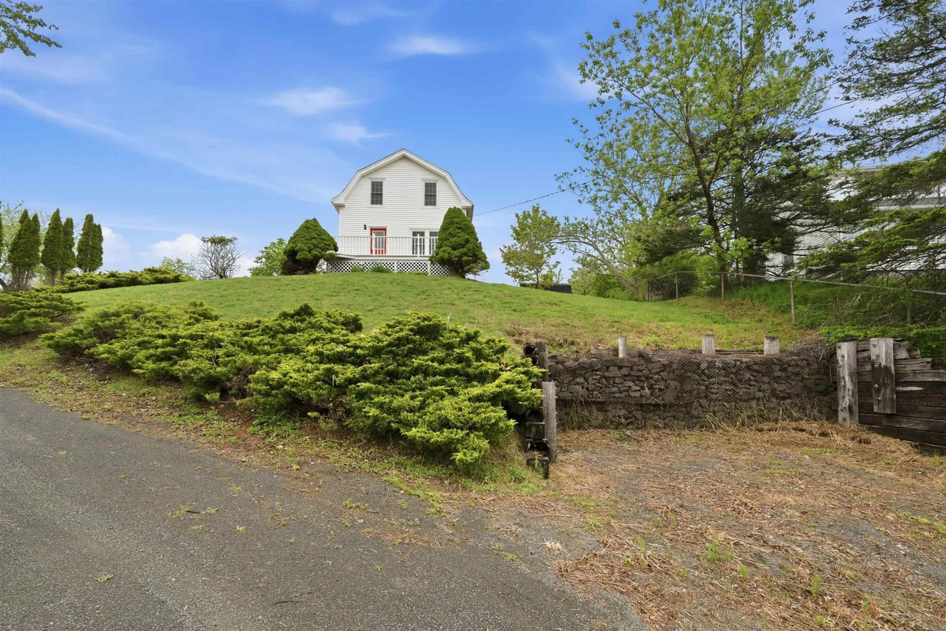 A pic from outside/outdoor area/front of a property/back of a property/a pic from drone, street for 5951 Highway 14, Garlands Crossing Nova Scotia B0N 2T0