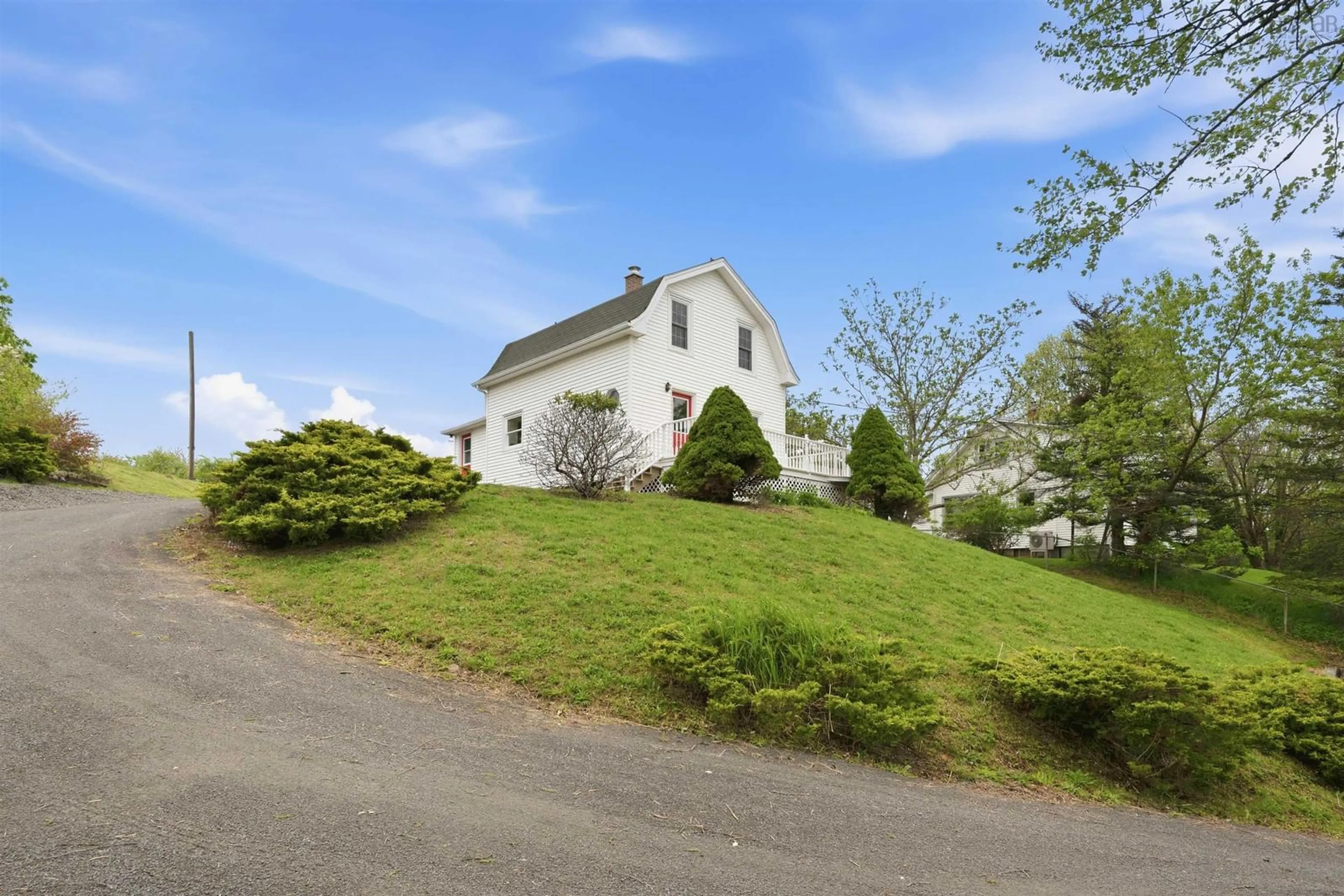 A pic from outside/outdoor area/front of a property/back of a property/a pic from drone, street for 5951 Highway 14, Garlands Crossing Nova Scotia B0N 2T0