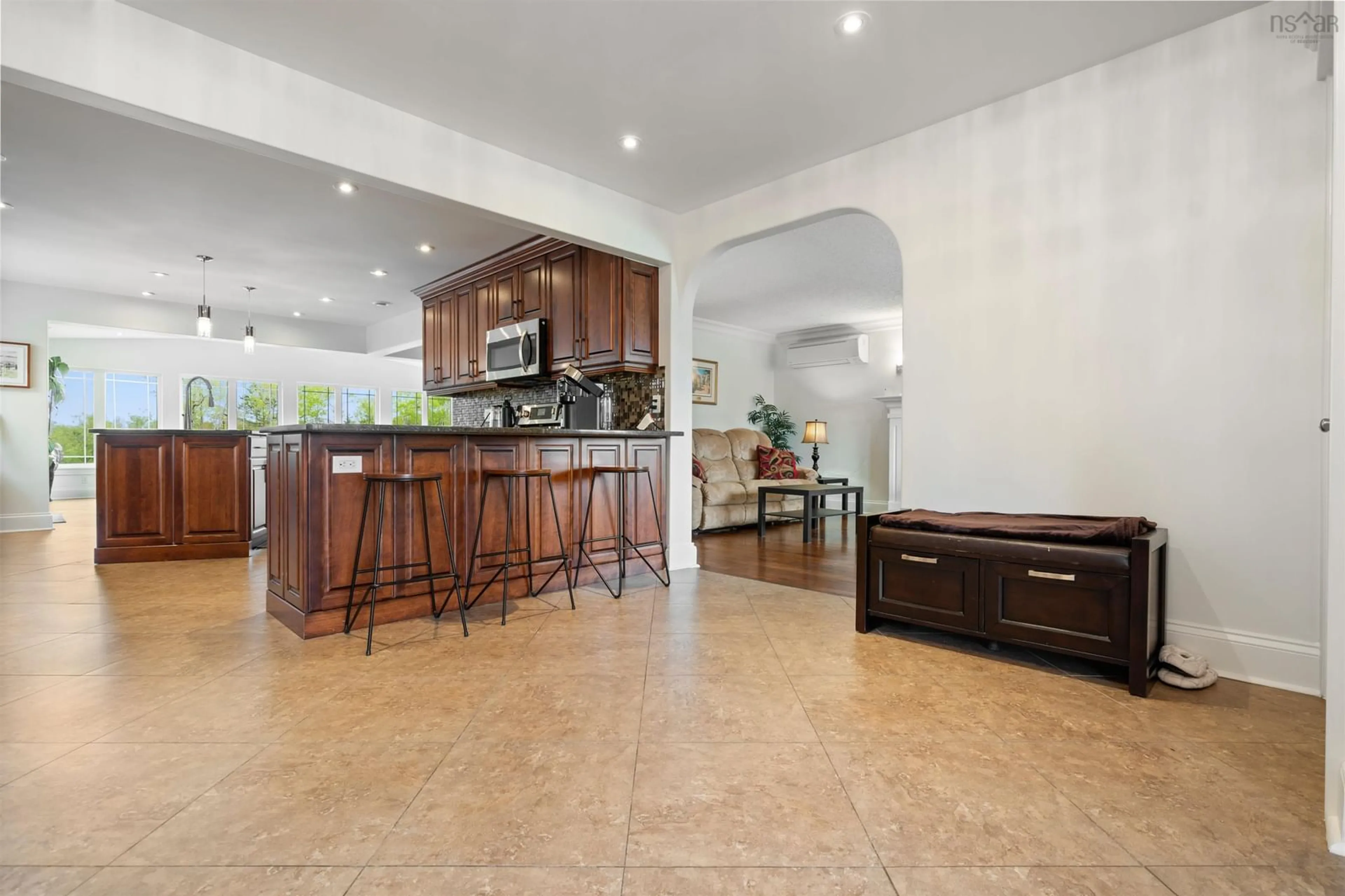 Open concept kitchen, ceramic/tile floor for 8805 Highway 14, Hardwood Lands Nova Scotia B0N 1Y0