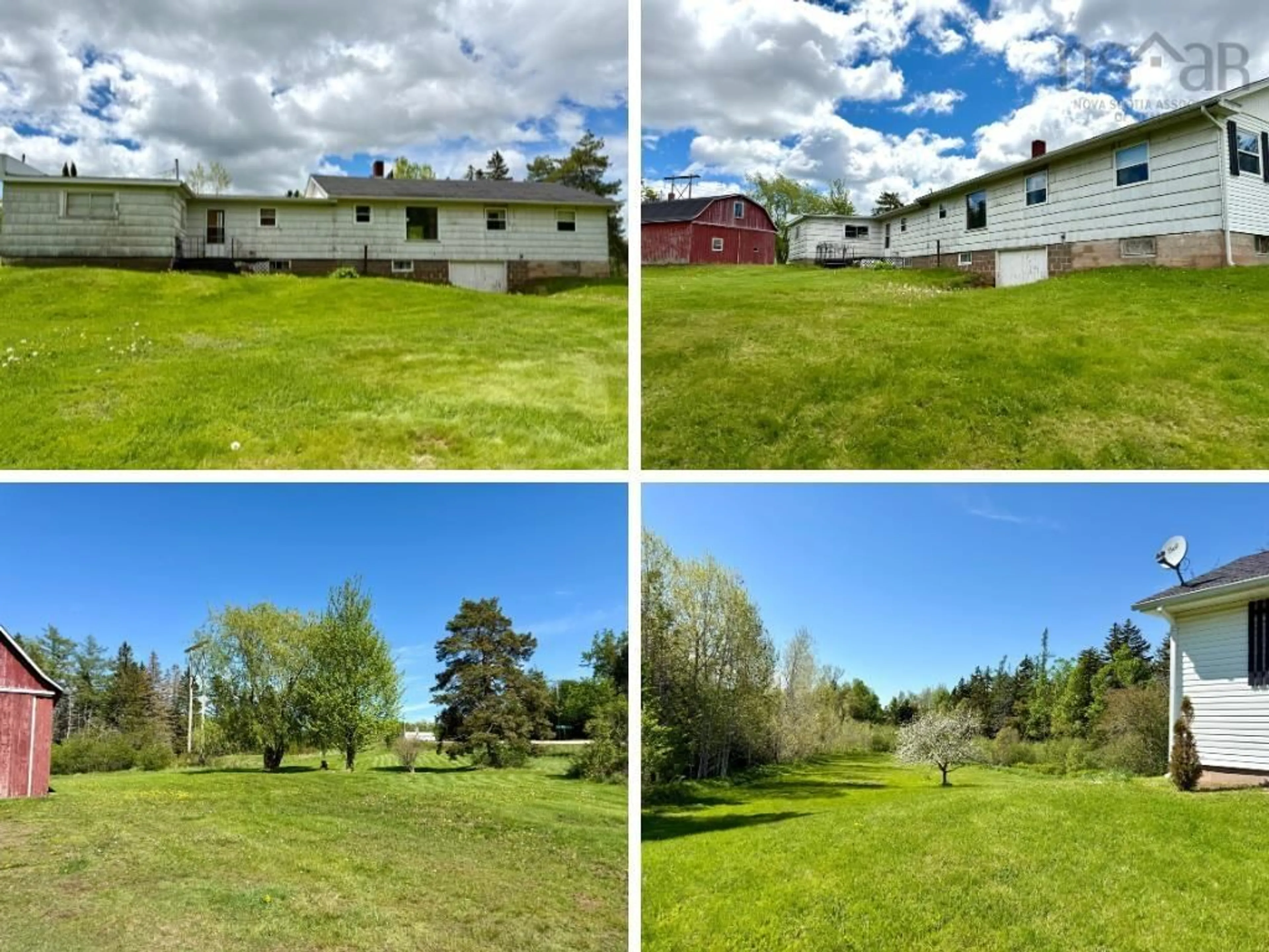 A pic from outside/outdoor area/front of a property/back of a property/a pic from drone, water/lake/river/ocean view for 897 6 Hwy, East Amherst Nova Scotia B4H 3Y2