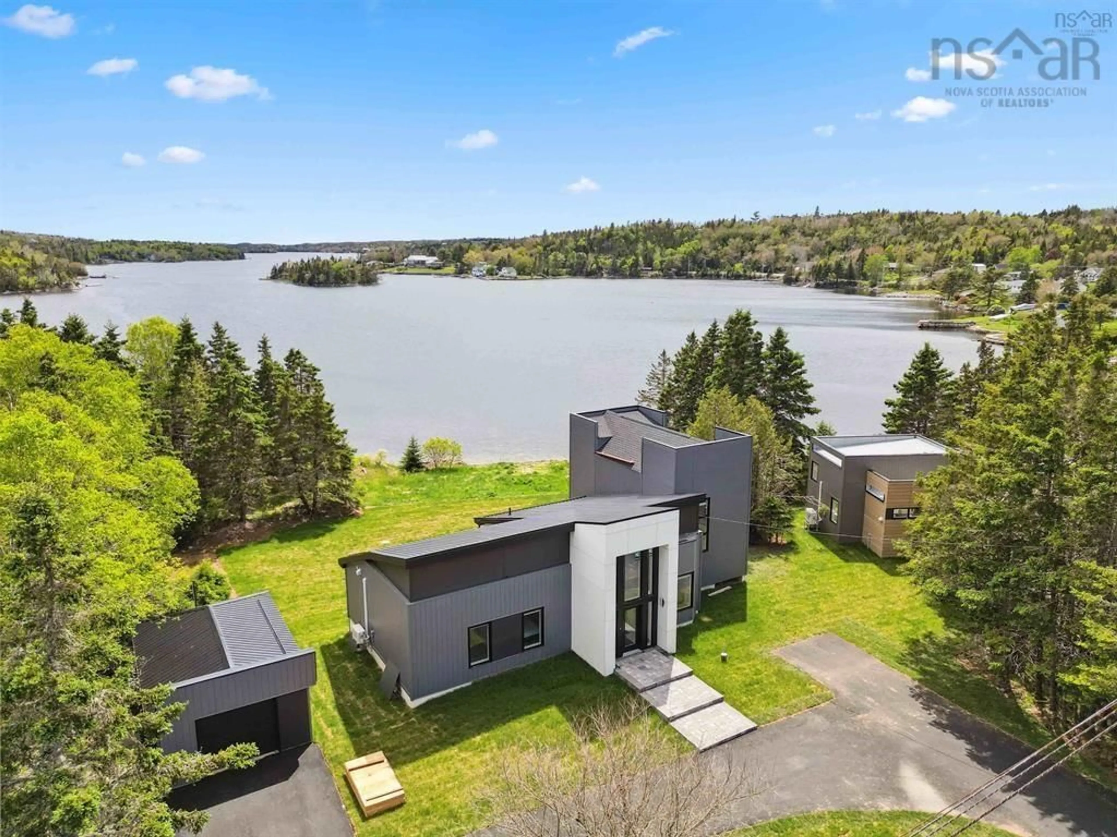 A pic from outside/outdoor area/front of a property/back of a property/a pic from drone, water/lake/river/ocean view for 3432/3434 Prospect Rd, Whites Lake Nova Scotia B3T 1Z3